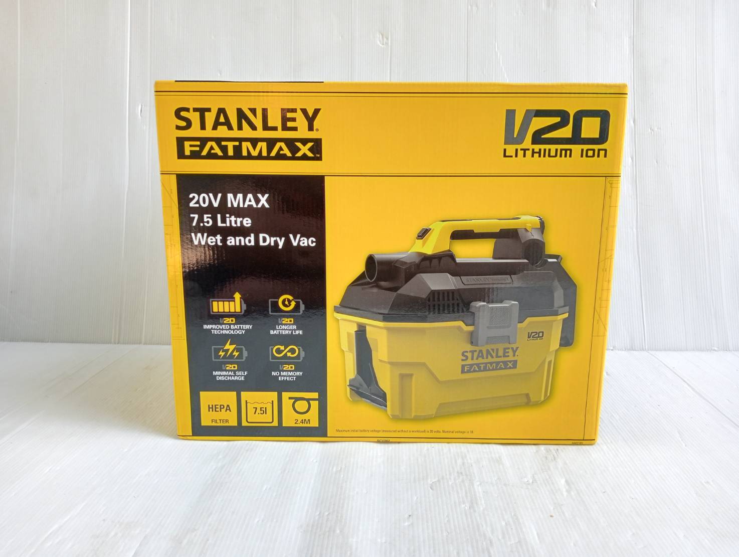 เครื่องดูดฝุ่นไร้สาย20V รุ่น SCV002 STANLEY (เครื่องเปล่า)