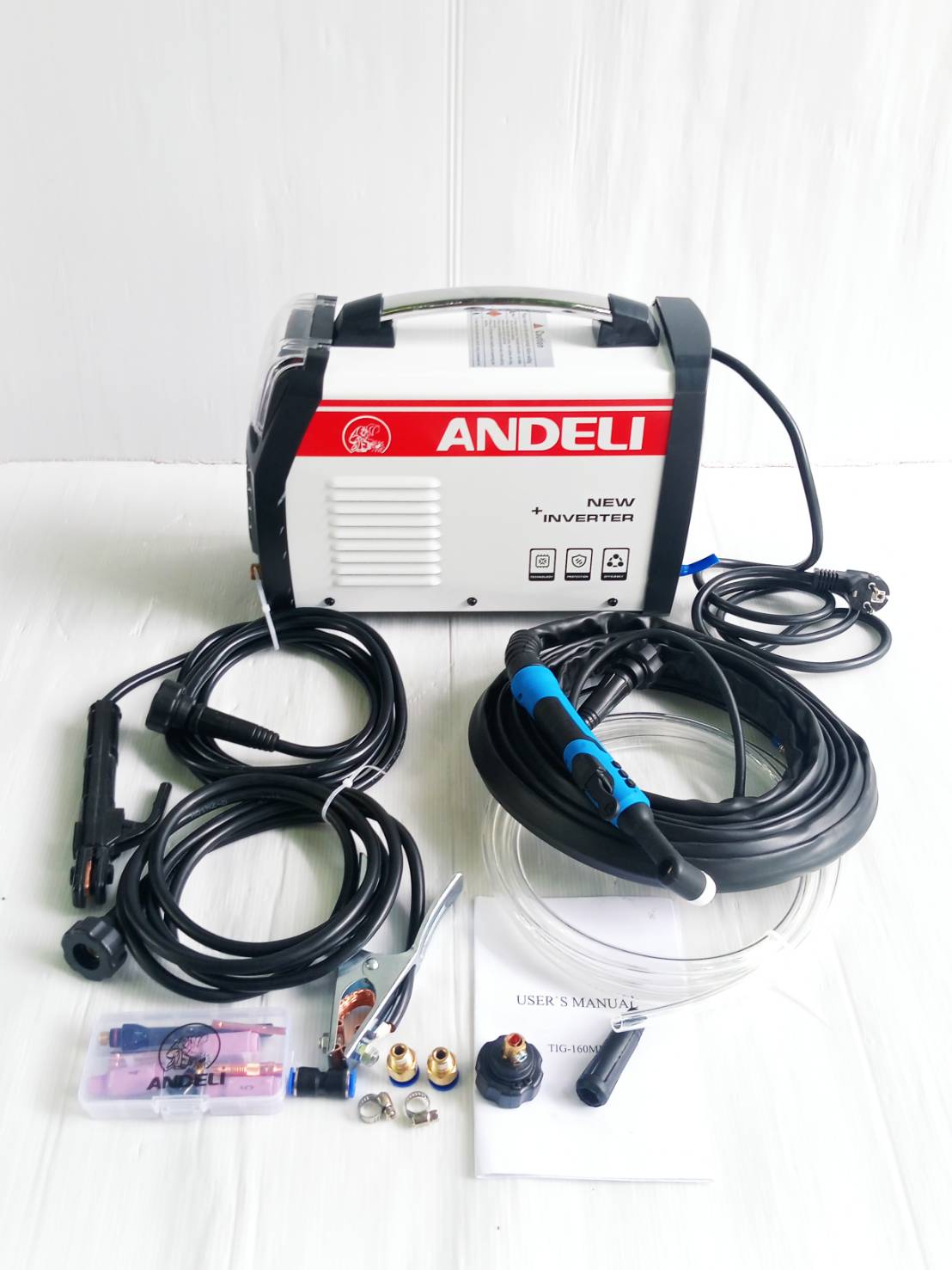ANDELI ตู้เชื่อมอาร์กอน TIG-160MPC ปรับไฟที่ด้ามเชื่อมได้