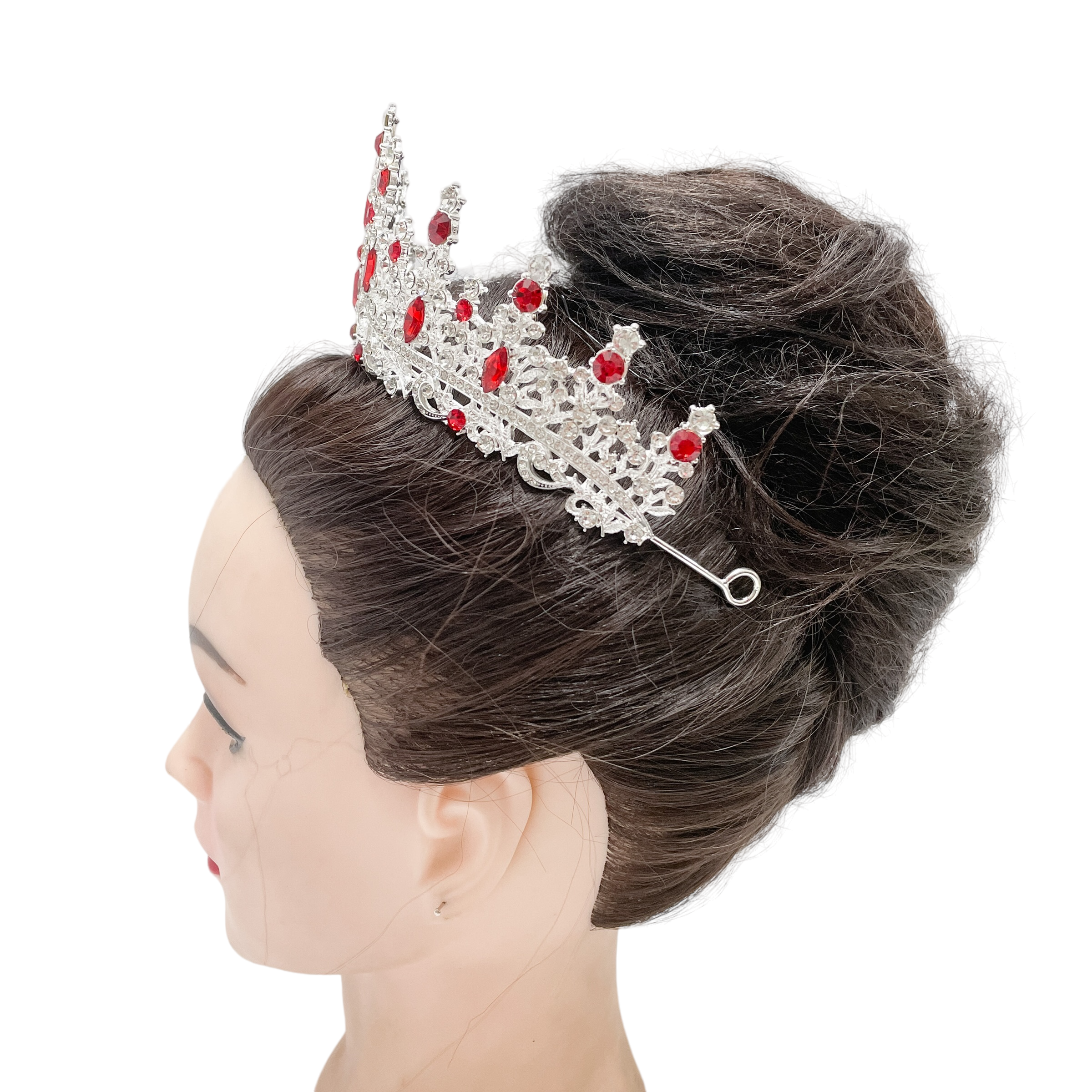 (พร้อมส่ง) เทียร่า 273 สีเงิน-แดง มงกุฎนางงาม งานสวย ปราณีต QCเพชรทุกเม็ด ร้านคนไทย คุยง่าย ส่งเร็ว