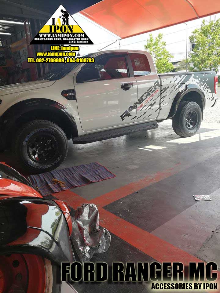 FENDER FORD RANGER MC BLACK โปร่งล้อ 6" ดำเงาฟอร์ดเรนเจอร์ MC