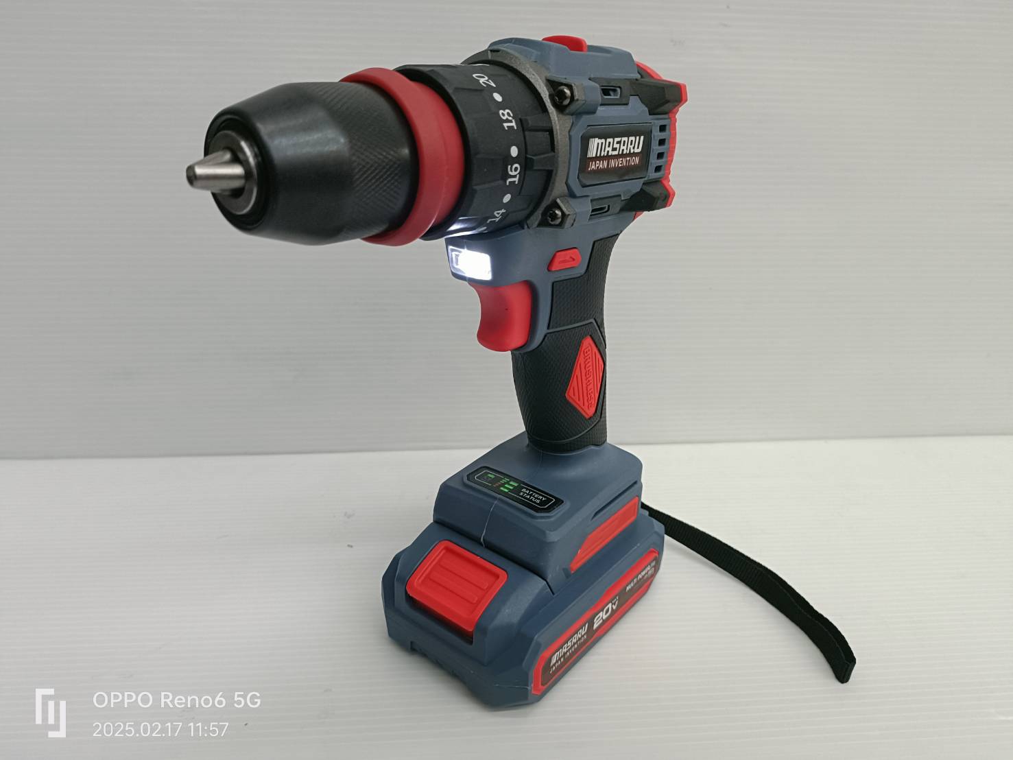 สว่านกระแทก2in1 SCDI-105-B2 MASARU ถอดเปลี่ยนหัวได้