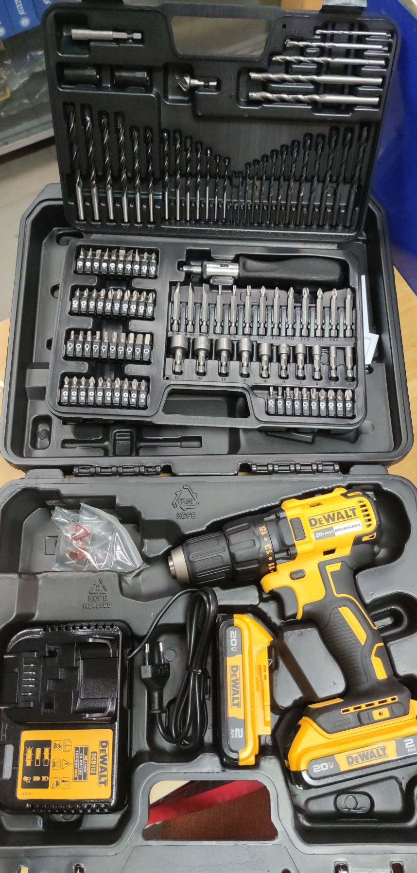 สว่านไขควงไร้สาย20V DCD7771D2A DEWALT