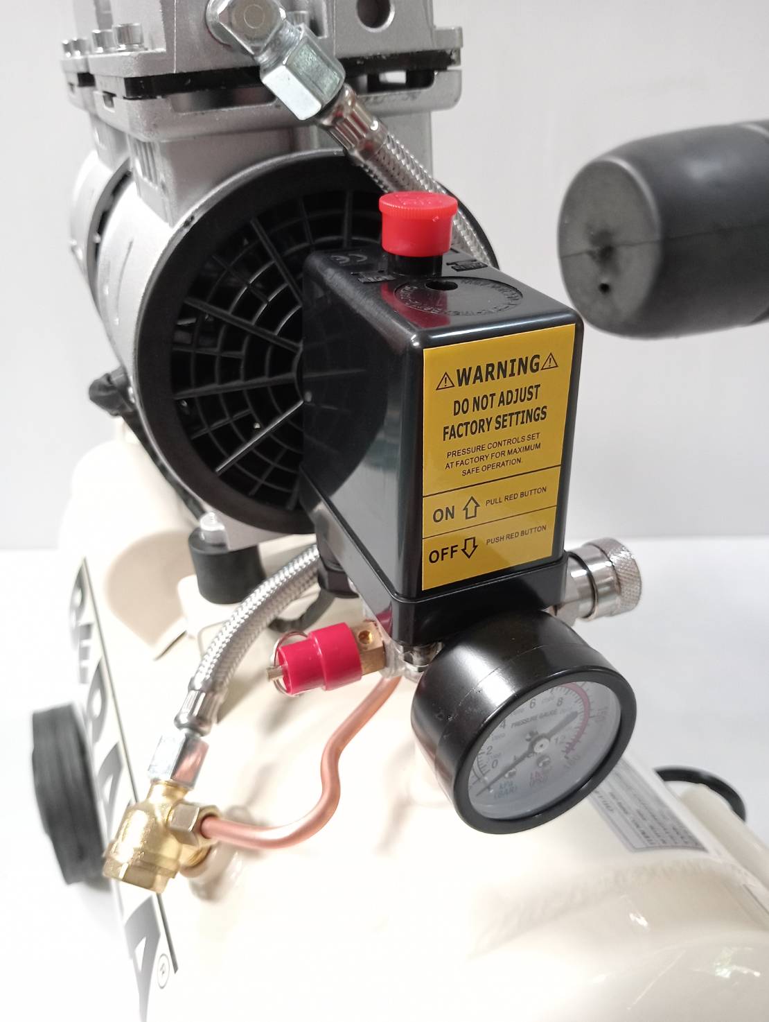 BERALA OS30-BERALA ปั๊มลมออยฟรี Oil Free ขนาด 30 ลิตร รุ่น 550W-30L