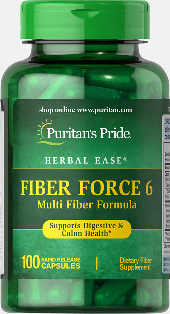 Puritan's Pride Fiber Force 6 / 100 capsule
