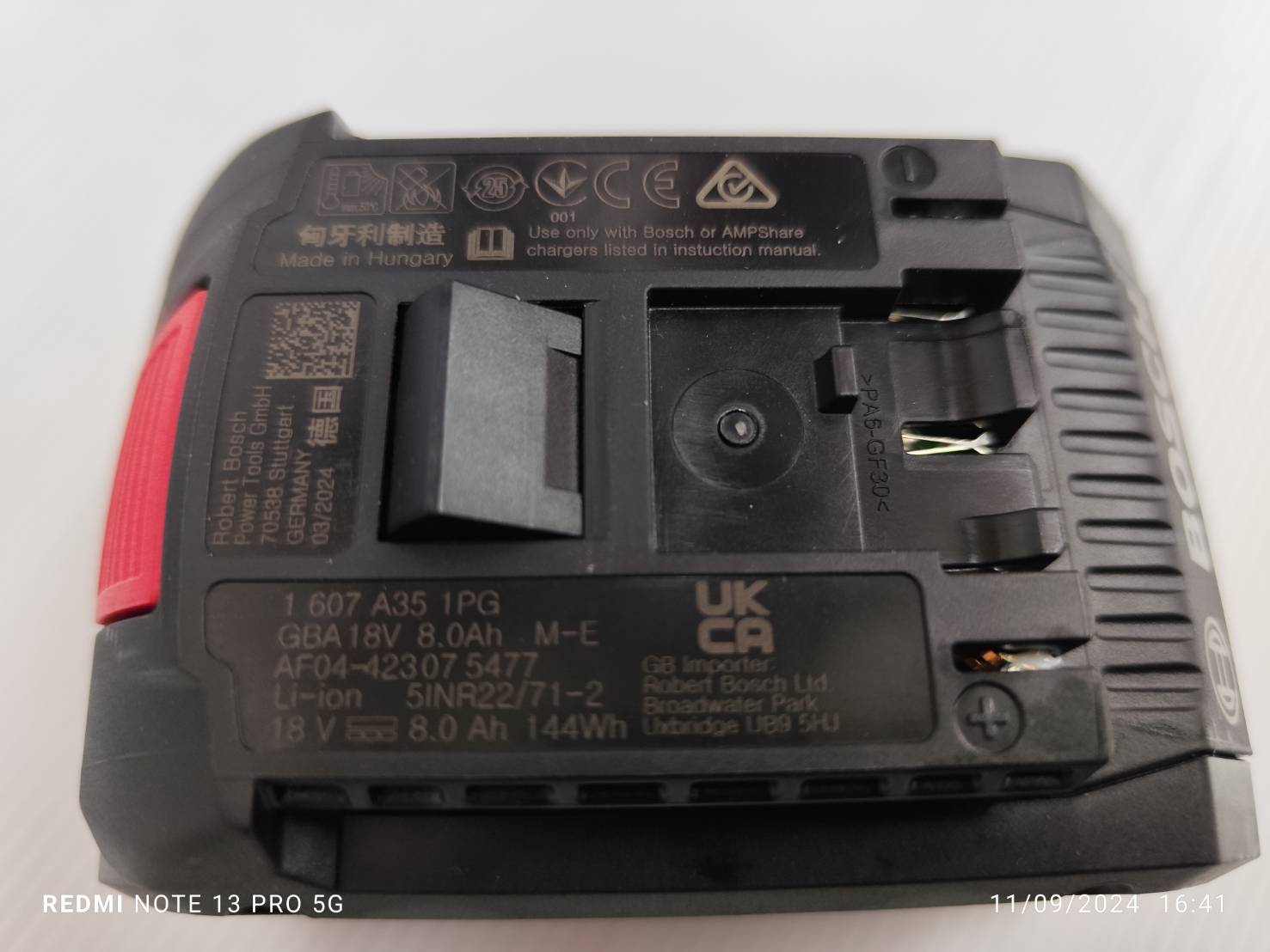 แบตเตอรี่ 18V / 8.0Ah ProCore+ BOSCH 1600A02X00