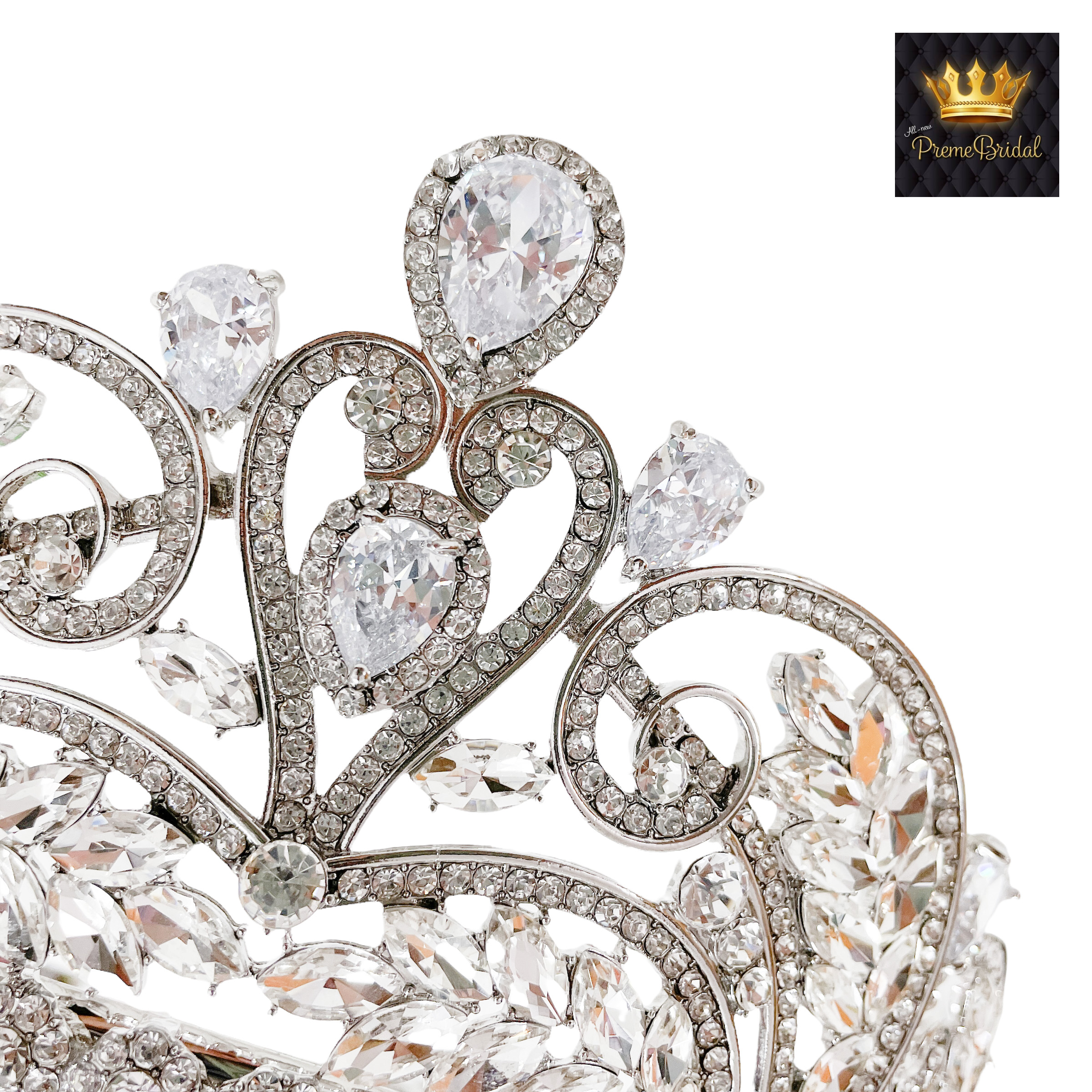 (พร้อมส่ง) มงกุฏ 087 สีเงิน มงกุฎนางงาม มงกุฎเพชร มงกุฎประกวด สินค้าพร้อมส่ง ไม่ต้องรอนาน งานพรีเมี่ยม