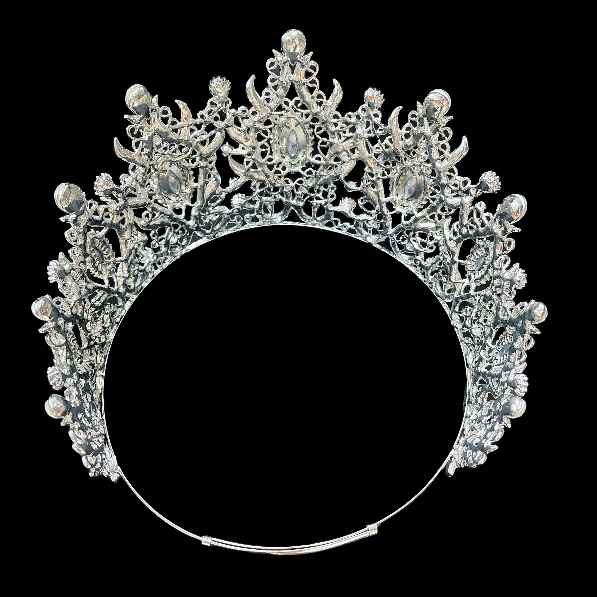 (พร้อมส่งจากไทย) มงกุฏ 096 สีรุ้ง มงกุฎนางงาม มงกุฎเพชร มงกุฎประกวด สินค้าพร้อมส่ง ไม่ต้องรอนาน งานพรีเมี่ยม