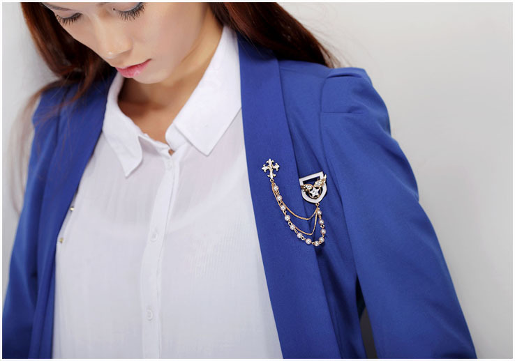 (พร้อมส่ง) เข็มกลัดเจ้าบ่าว 010