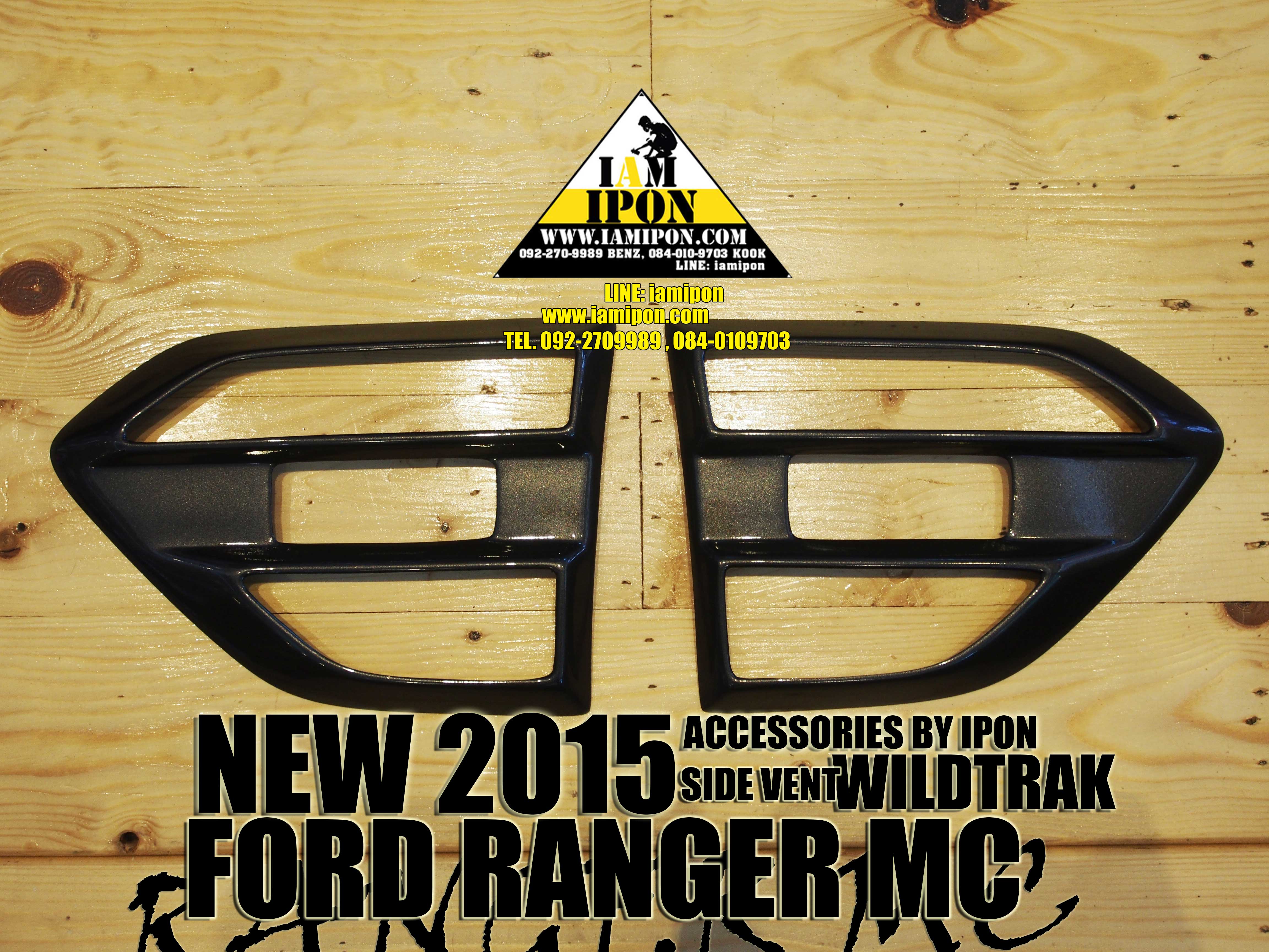 SIDE VENT FORD RANGER MC WILDTRAK 2015 ครอบแก้มวายแทรกฟอร์ดเรนเจอร์เอ็มซี 2015