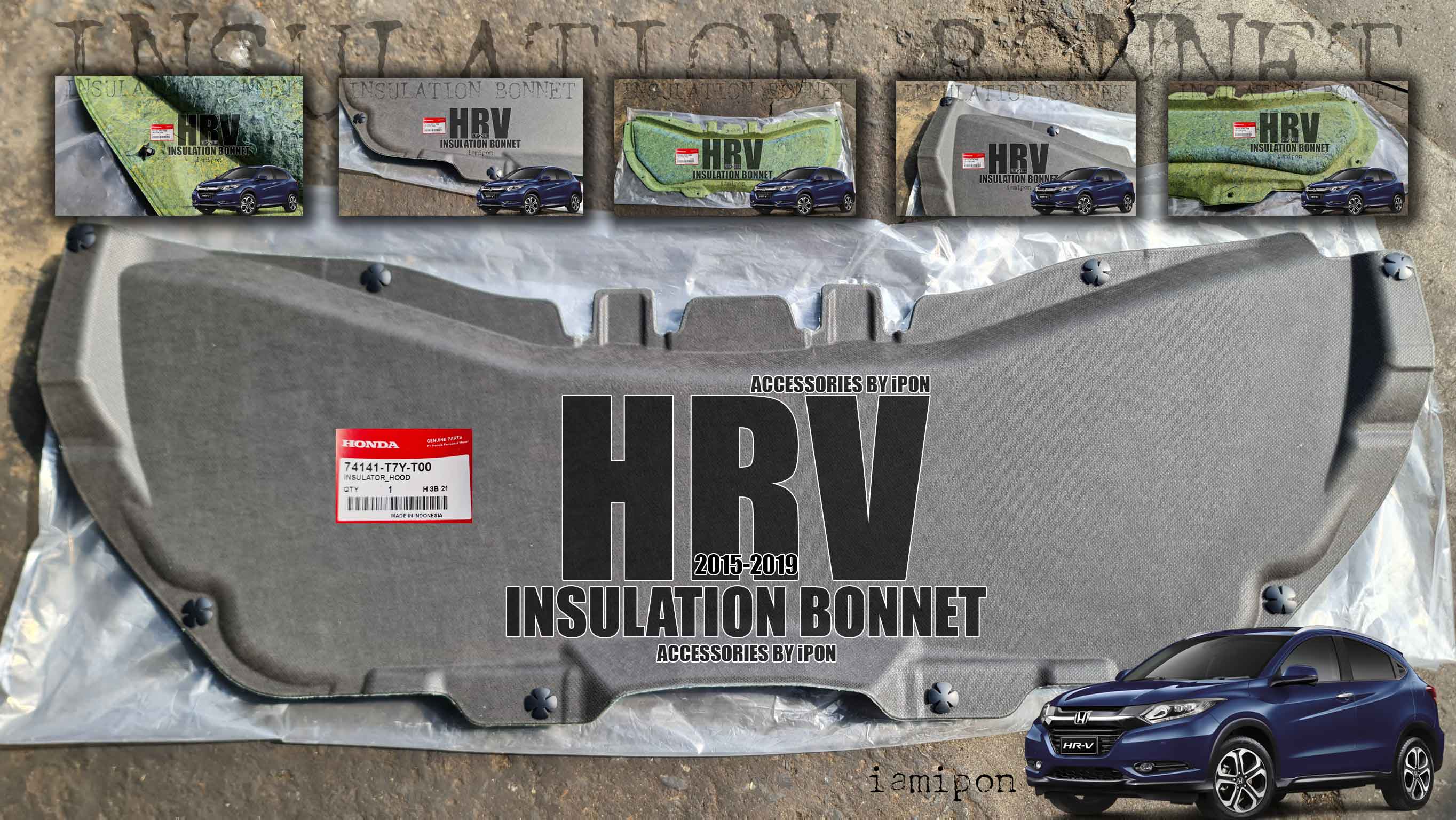 ฉนวนกันความร้อนฝากระโปรง HR-V 2015-2019 แท้ ตรงรุ่น