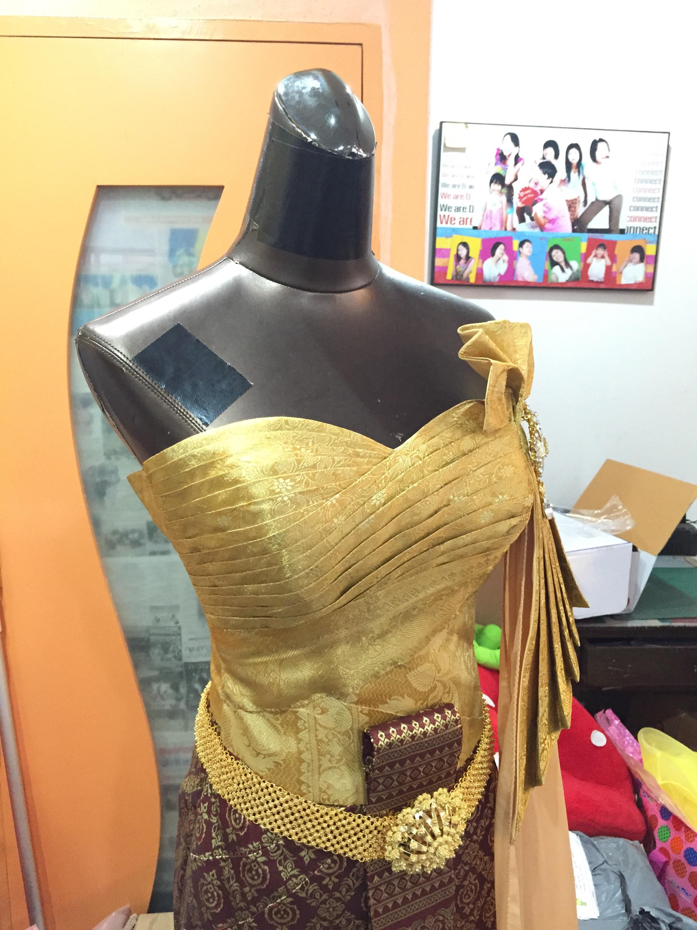 (พร้อมส่ง) ชุดไทยพร้อมส่ง รหัส 012