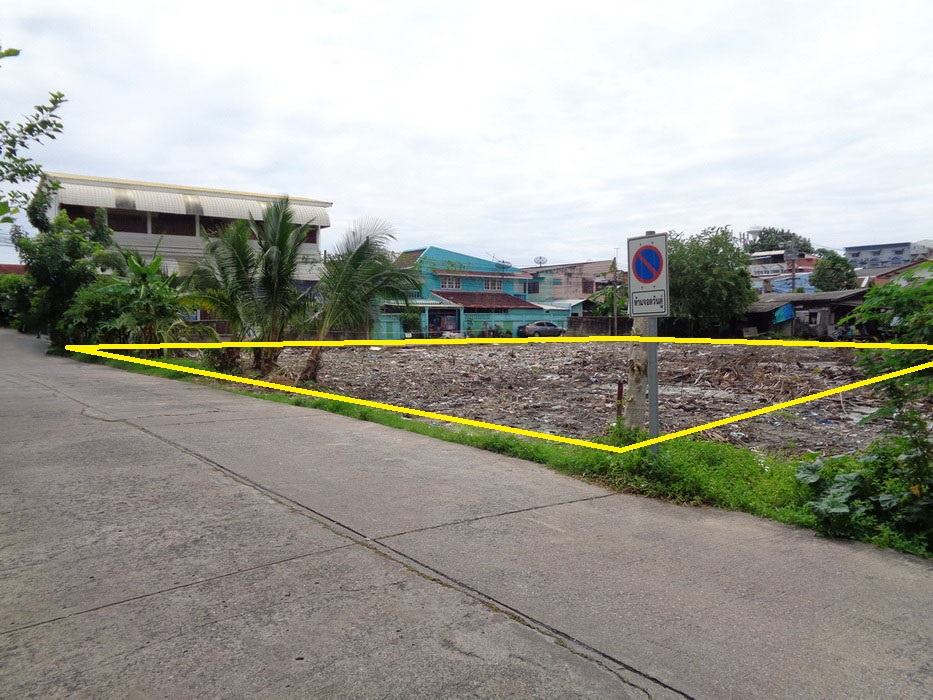 🚩 H1286 ขายที่ดิน 1 ไร่ แปลงหัวมุม ถนนจักกะพาก ตรงข้ามโรงพยาบาลสมุทรปราการ เข้าซอยเพียง 180 เมตร