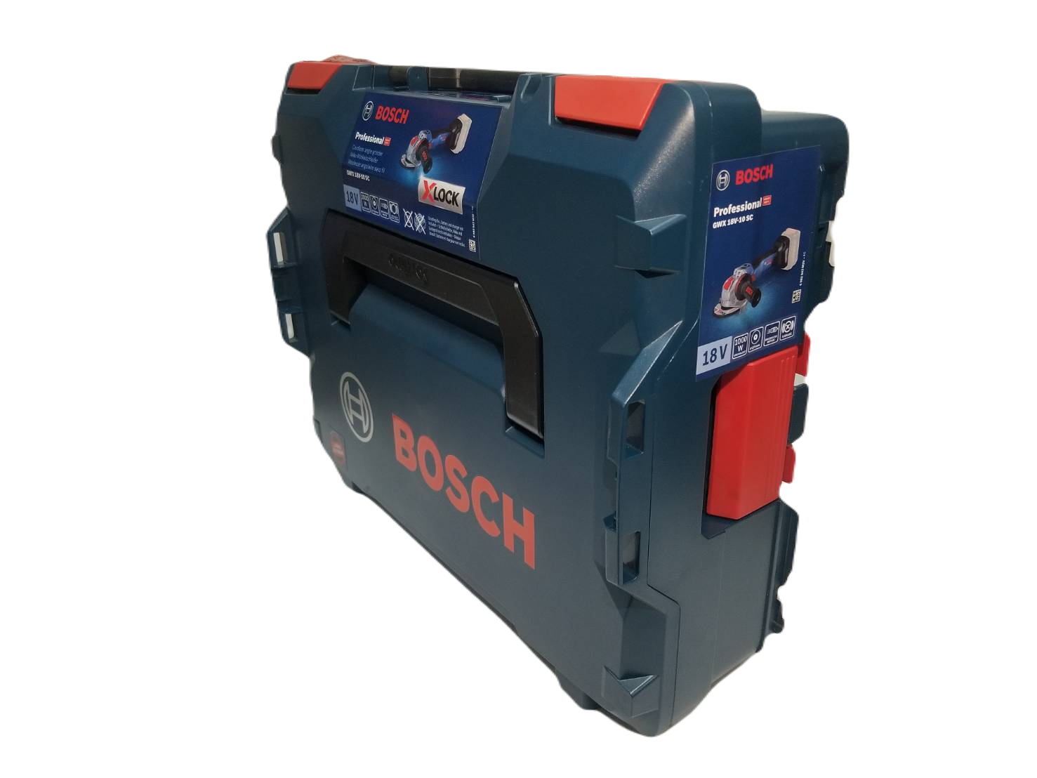 หินเจียรไร้สาย5" GWX18V-10SC BOSCH X-LOCK พร้อมชุดแบต 1 ก้อน