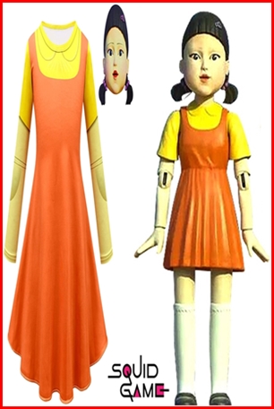 ชุดโกโกวา ชุดตุ๊กตา AEIOU สควิดเกมส์ / ชุดสควิดเกมส์ / squid game