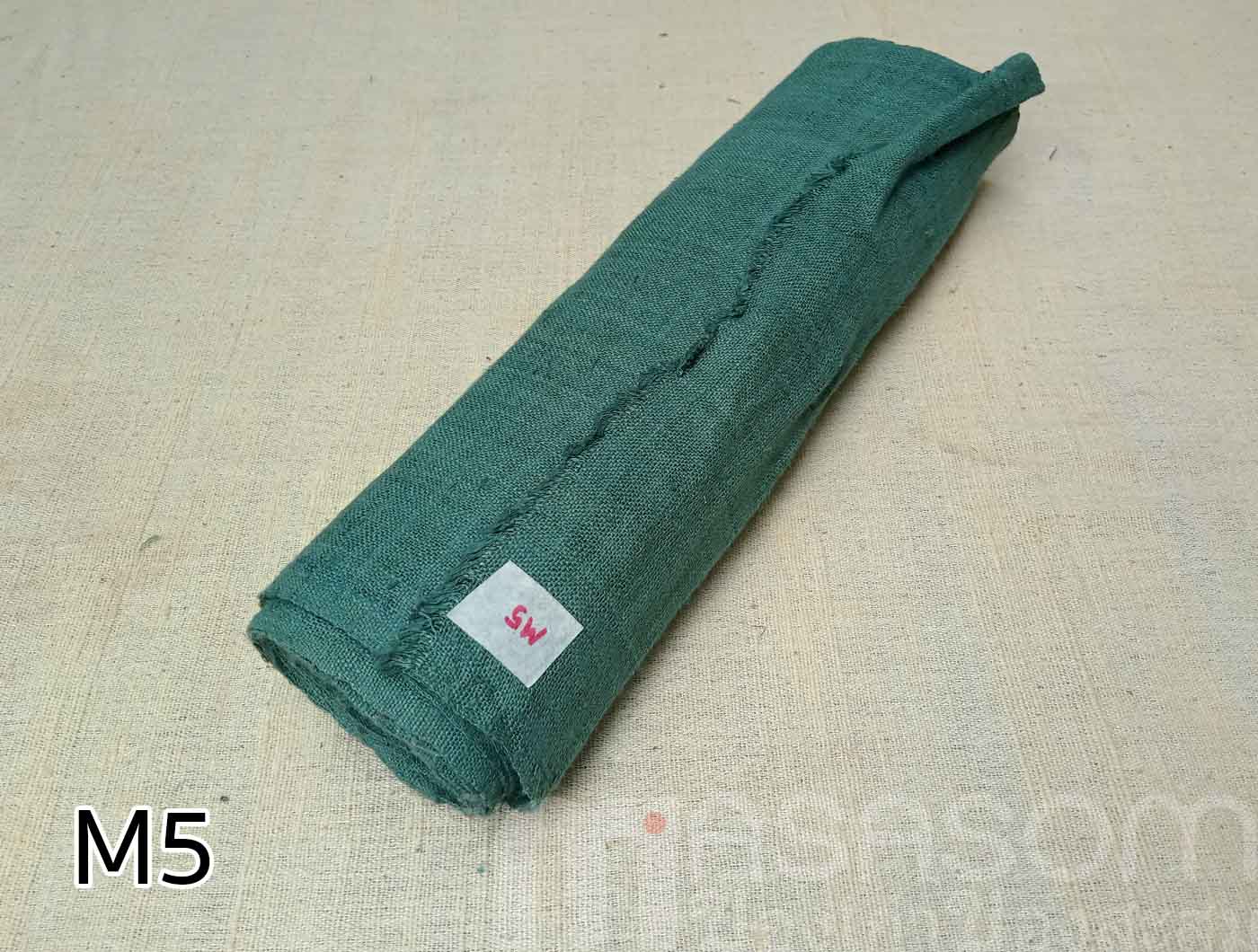 ผ้าใยกัญชงทอมือย้อมสี