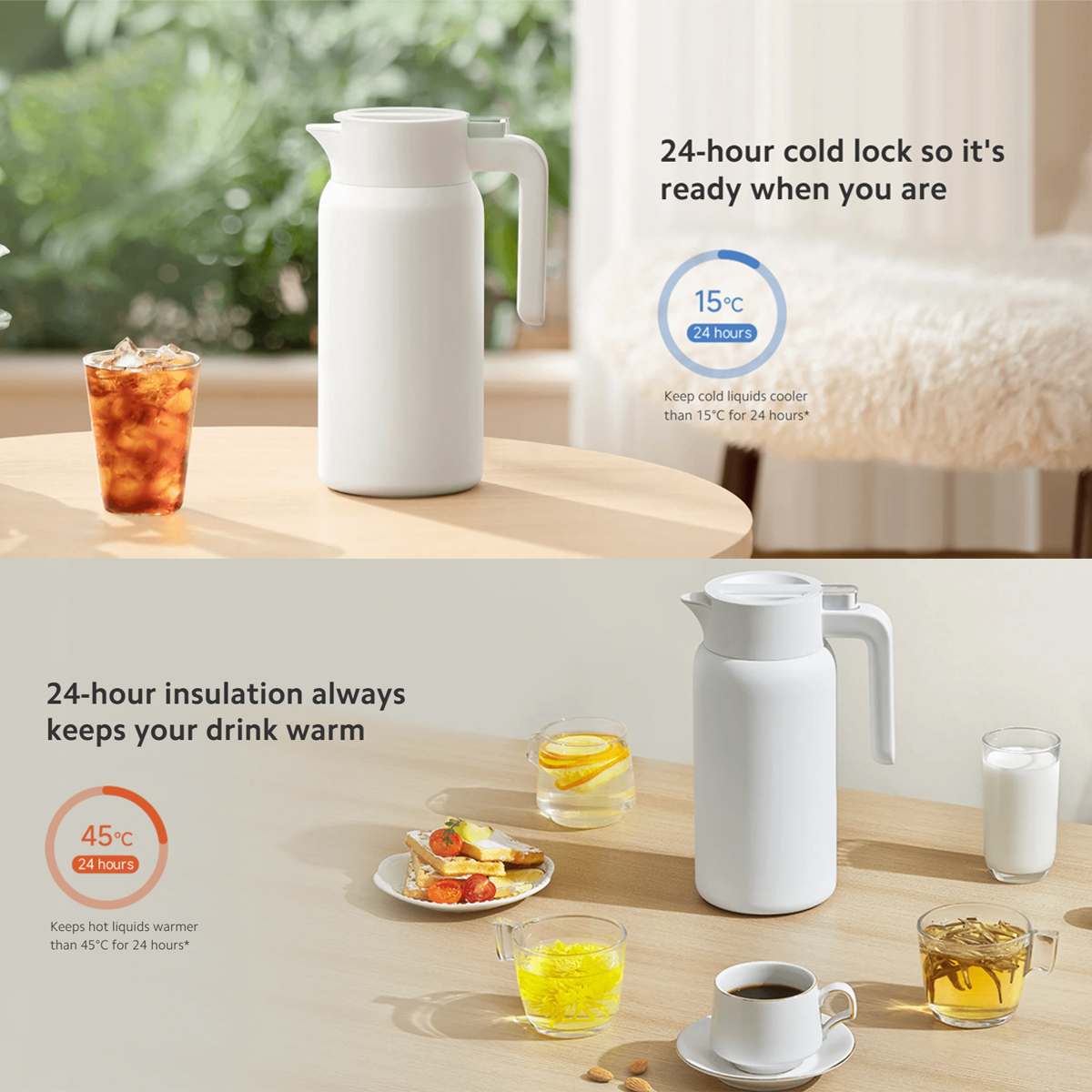 Xiaomi Insulated Kettle 1.8L เสี่ยวหมี่ กระติกน้ำ เก็บอุณหภูมิ เก็บได้ทั้งร้อนและเย็น (รับประกันศูนย์ไทย 1 ปี)