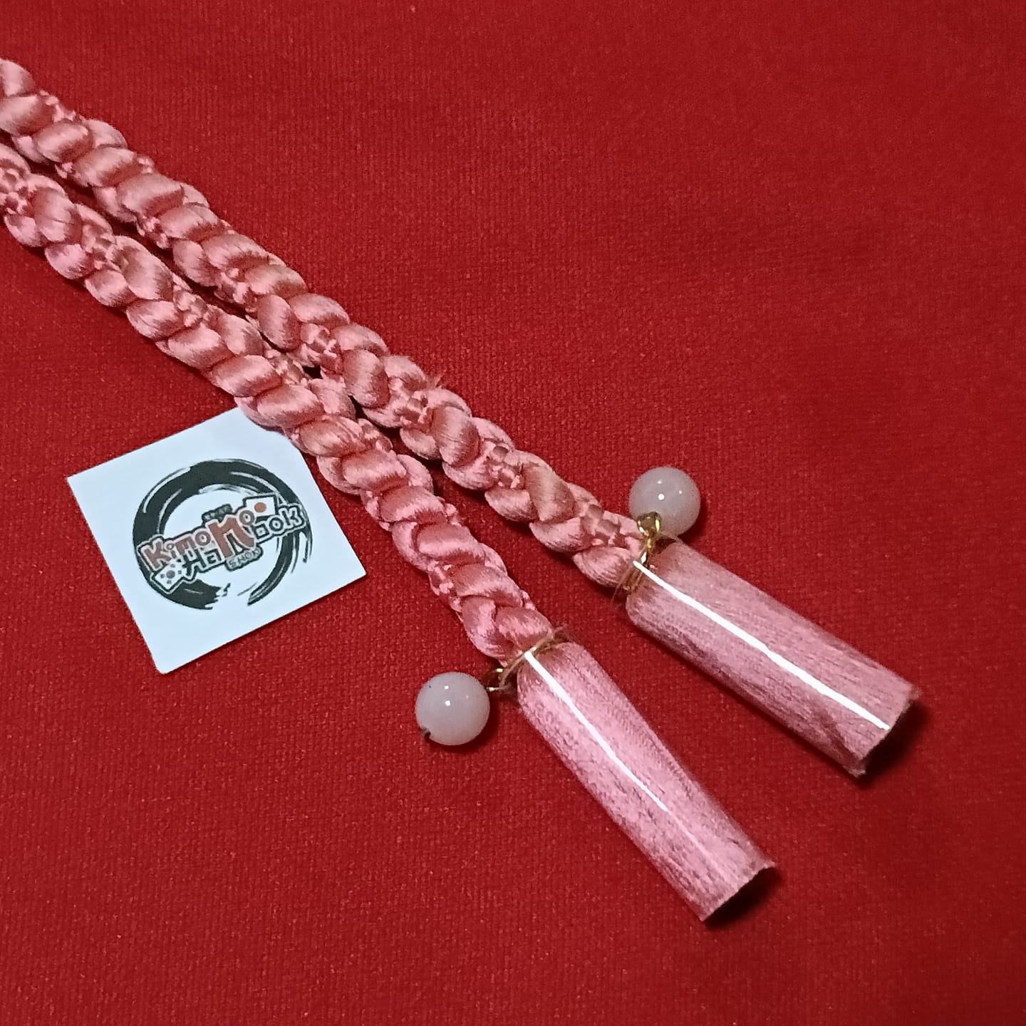 setผ้าชิโบริ+เชื่อกประดับโอบิ ชมพู05