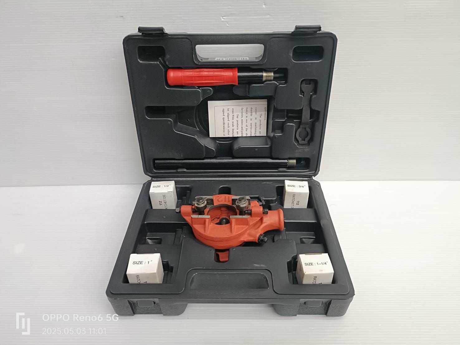 ชุดต๊าปเกลียวท่อปะปา รุ่น 112 OKURA