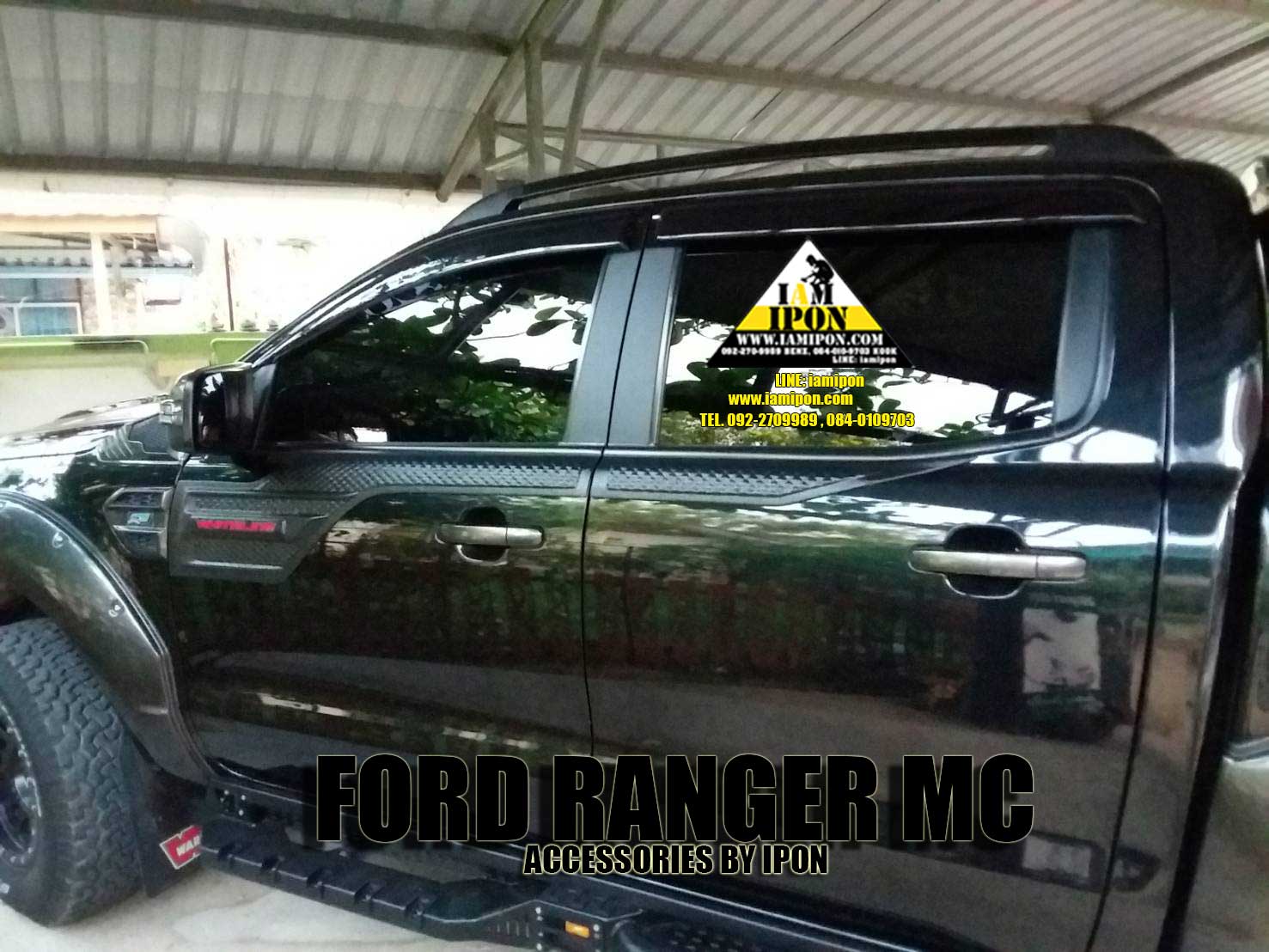 ARMOURED DOORS FORD RANGER T6-MC ORANGE PEEL ชุดกาบประตูด้านบนผิวส้มฟอร์ดเรนเจอร์ T6-MC