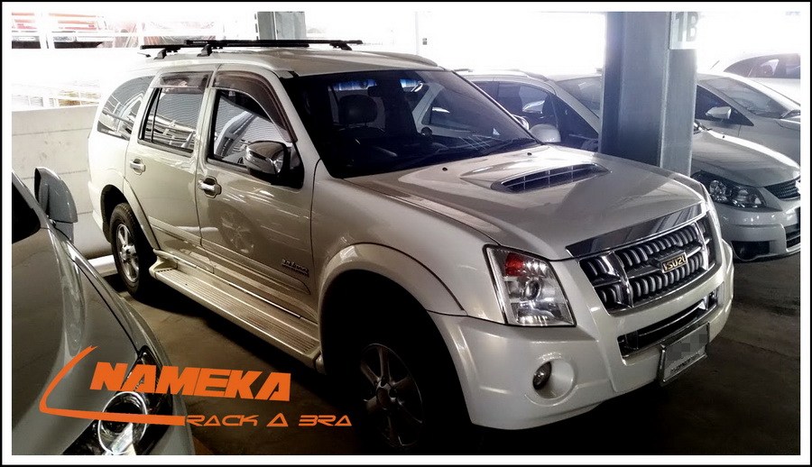 Roof Rack NC-06 ชุดขาจับพร้อมควานขวาง แร็คหลังคา ISUZU MU-7 ตรงรุ่น