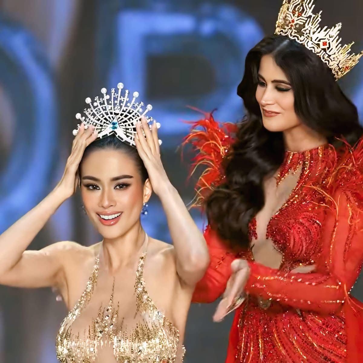 (พร้อมส่งจากไทย) มงกุฎ MISS GLOBAL 2025 – งานโลหะดีไซน์ หรูหราอย่างแท้จริง ส่งจาก จ.อุบลราชธานี