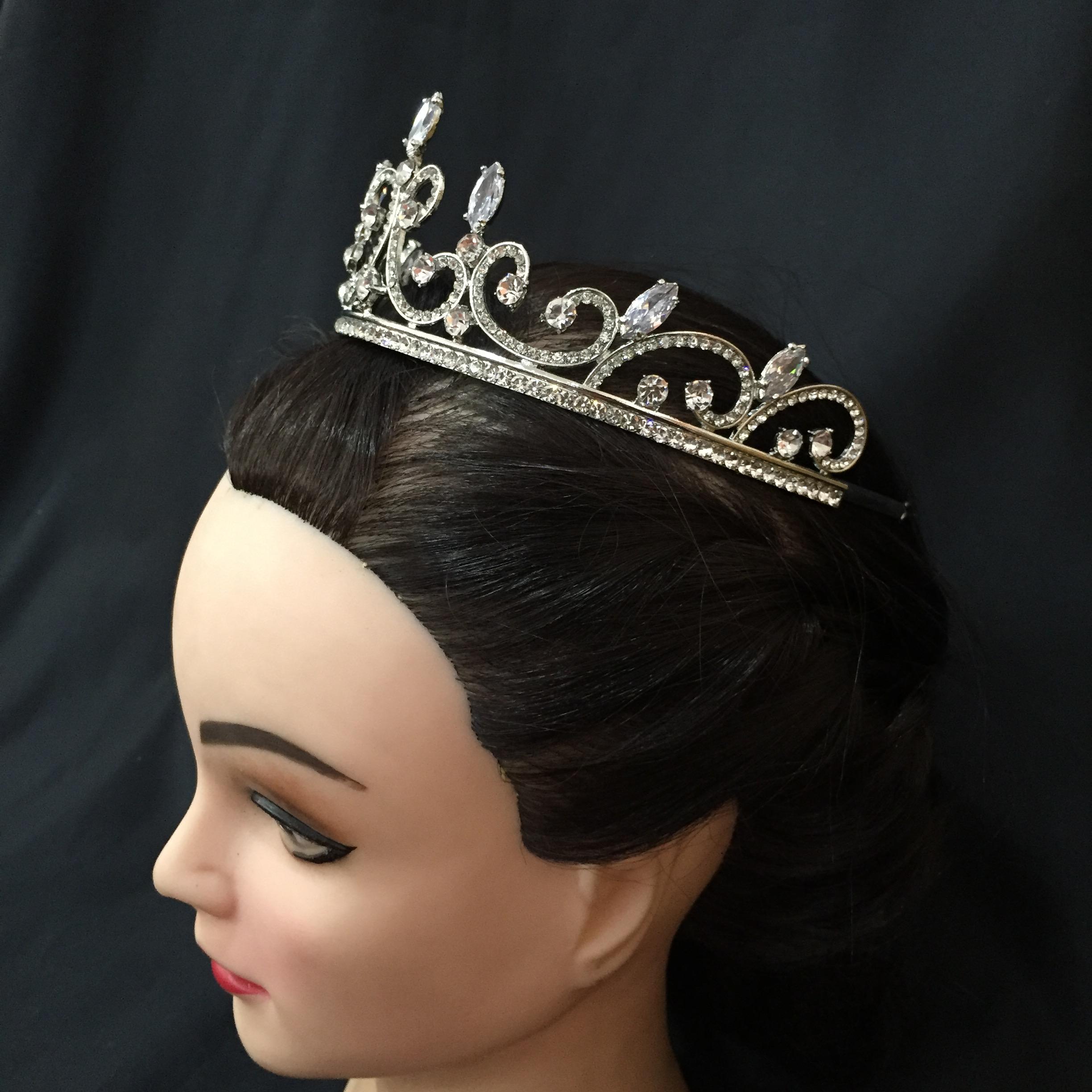 (พร้อมส่ง) เทียร่า 179 มงกุฎนางงาม มงกุฎเจ้าหญิง งานสวย ปราณีต QCเพชรทุกเม็ด สินค้าพร้อมส่งจากไทย