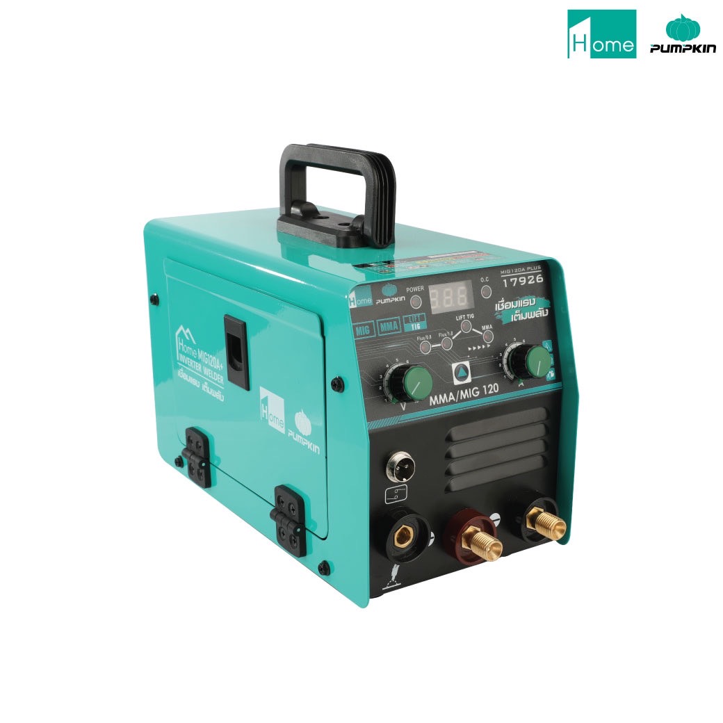ตู้เชื่อม3ระบบ MIG/MMA/LIFT TIG รุ่น MIG120A PLUS PUMPKIN HOME 17926