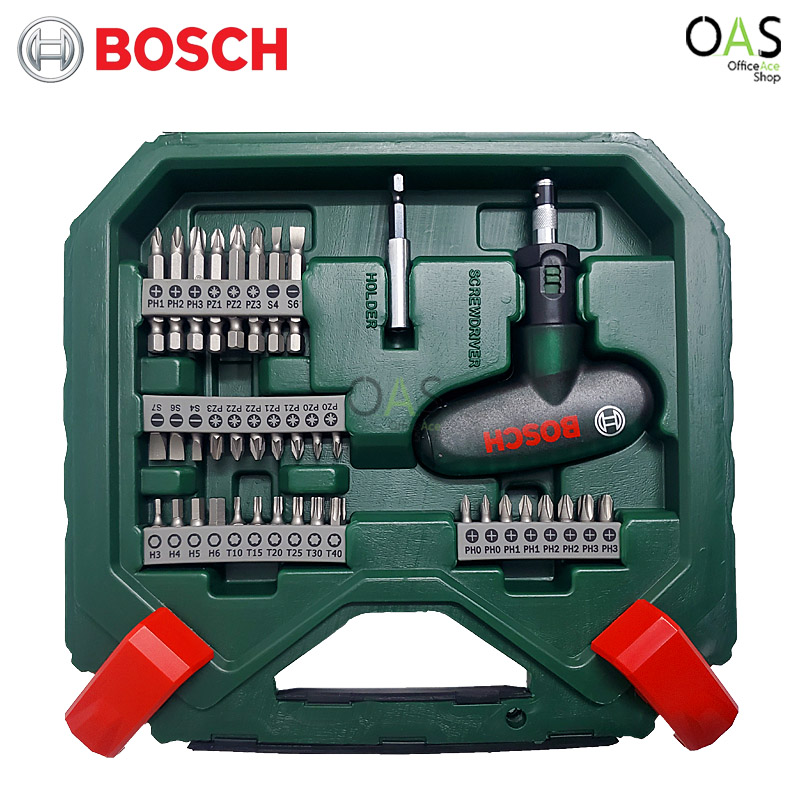 ชุดดอกไขควง+ดอกสว่าน 54ชิ้น X-LINE 54 BOSCH #2607010610