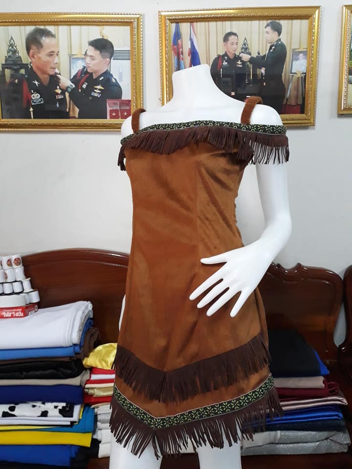 ชุดอินเดียแดงหญิง