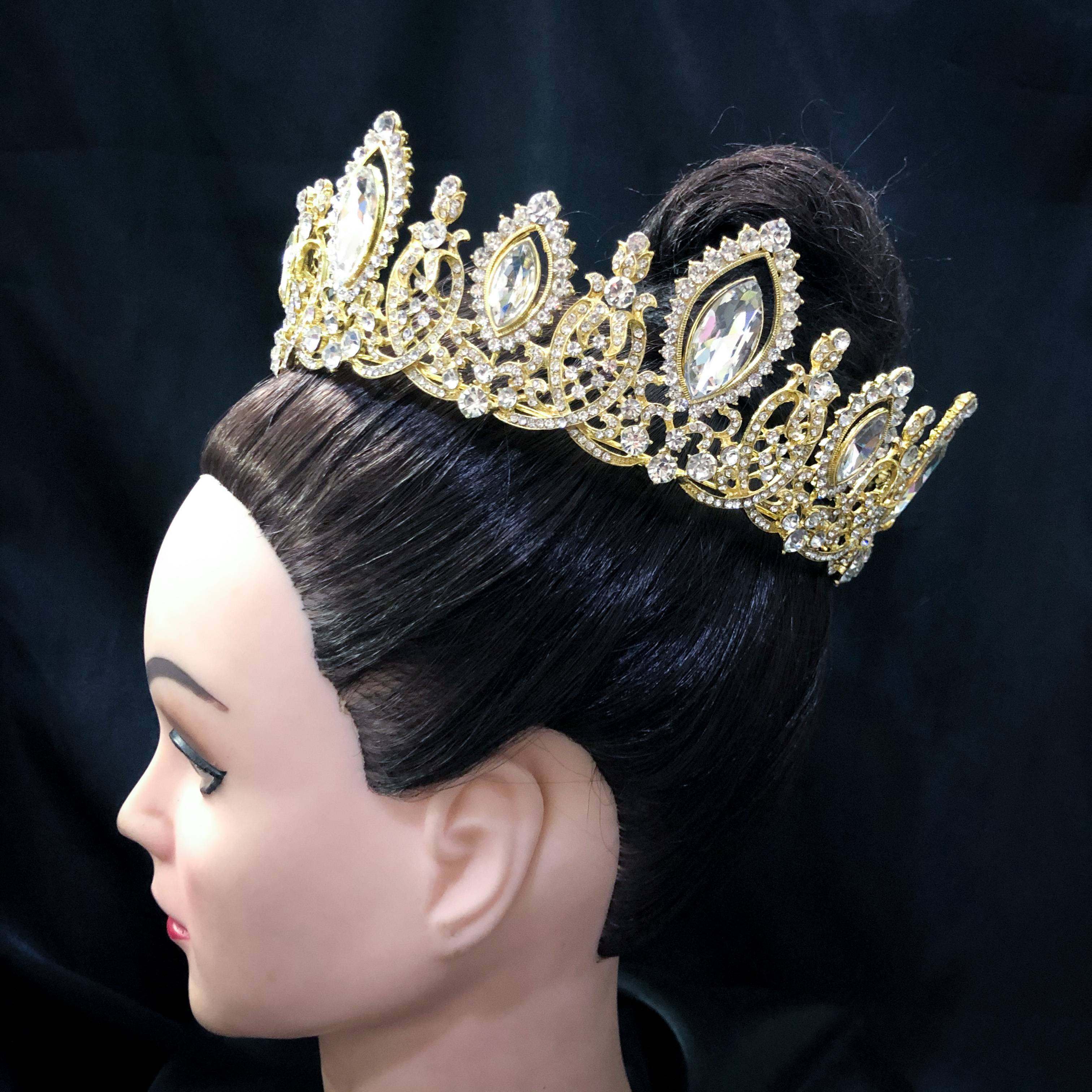 (พร้อมส่ง) มงกุฏ 067 สีทอง