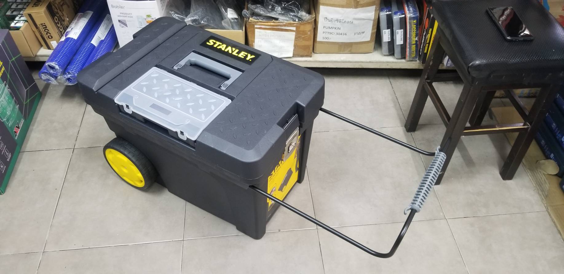 กล่องเครื่องมือขนาดใหญ่ รุ่น Plastic Tool Box เเบบมีล้อลาก STANLEY รุ่น 1-97-503