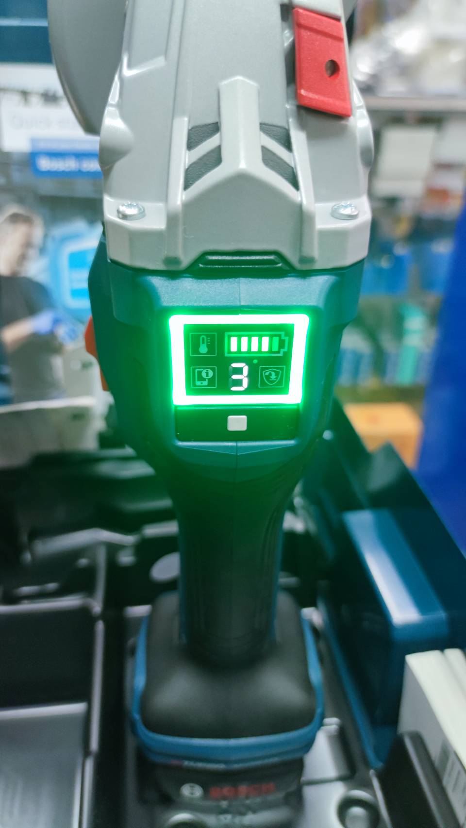 หินเจียร4" ไร้สาย GWS18V-15SC BOSCH SOLO