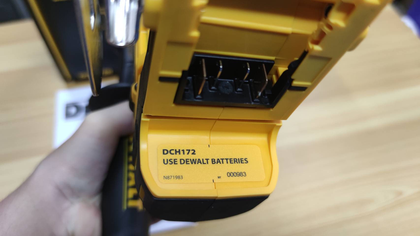 สว่านโรตารี่2ระบบ20V DCH172N DEWALT