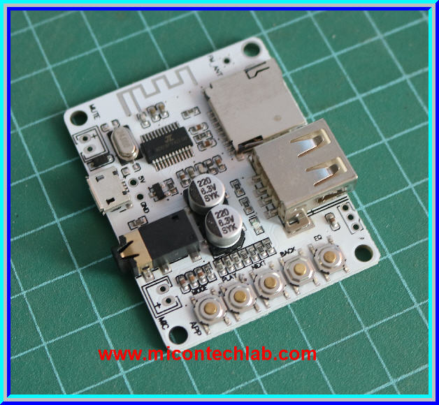 1x แผงวงจรออดิโอบลูทูธ Audio Bluetooth Receiver