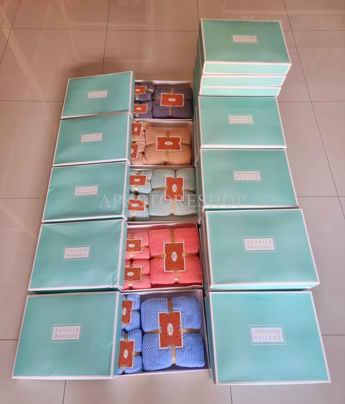 ขายส่ง ชุดเซ็ทของขวัญ3ชิ้น ขนแกะ #รังผึ้ง ส่ง 105 บาท