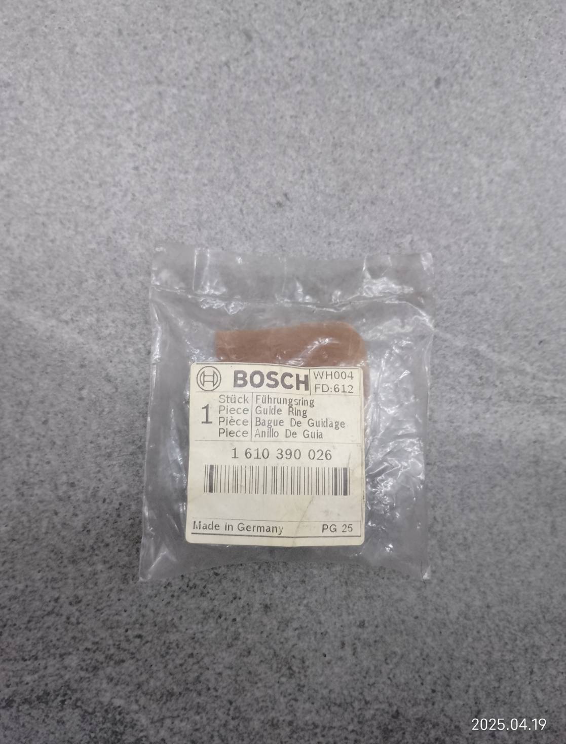 อะไหล่แหวน#58 GBH4DFE BOSCH 1610390026