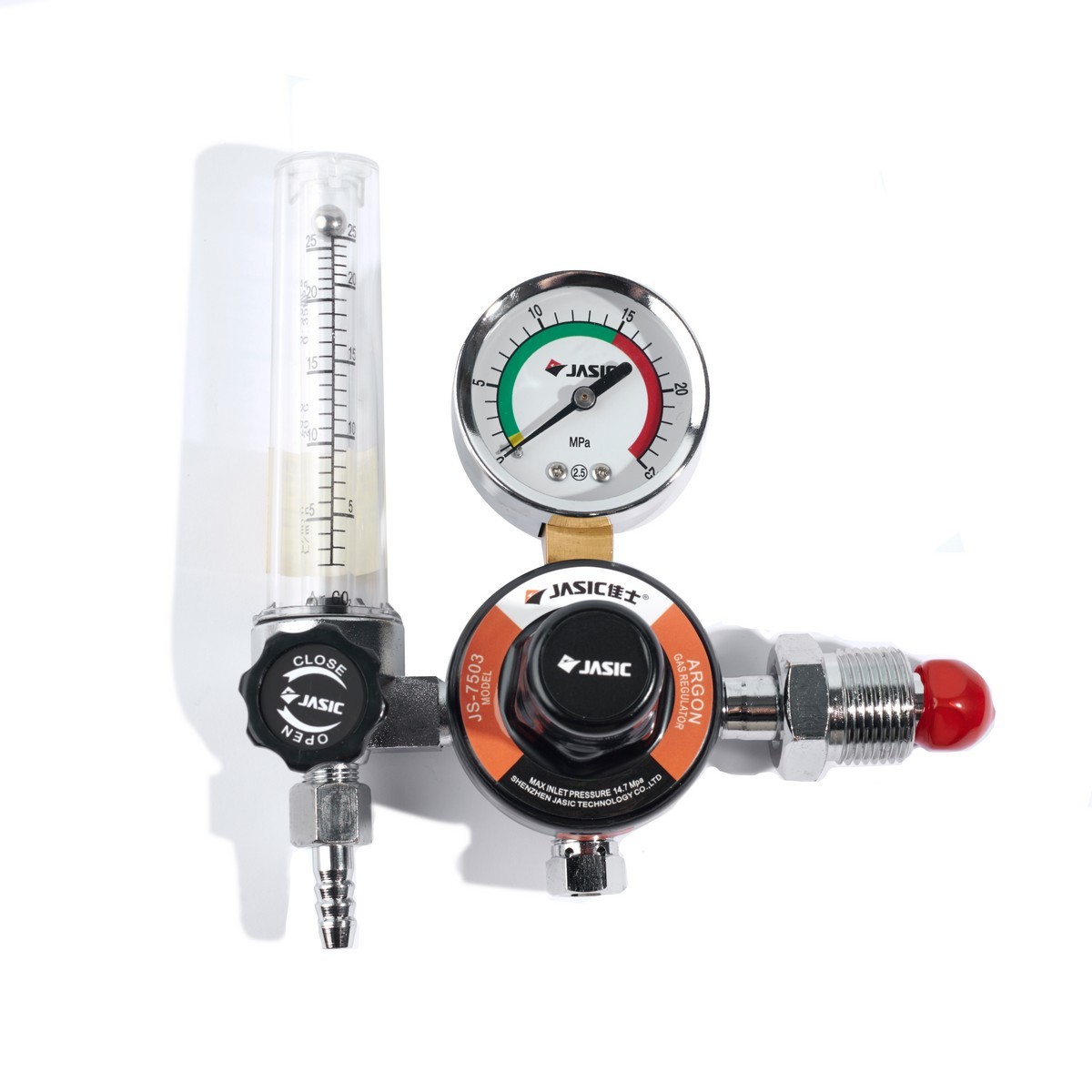 JASIC เกจ์วัดแรงดัน อาร์กอน Argon J072-10086571