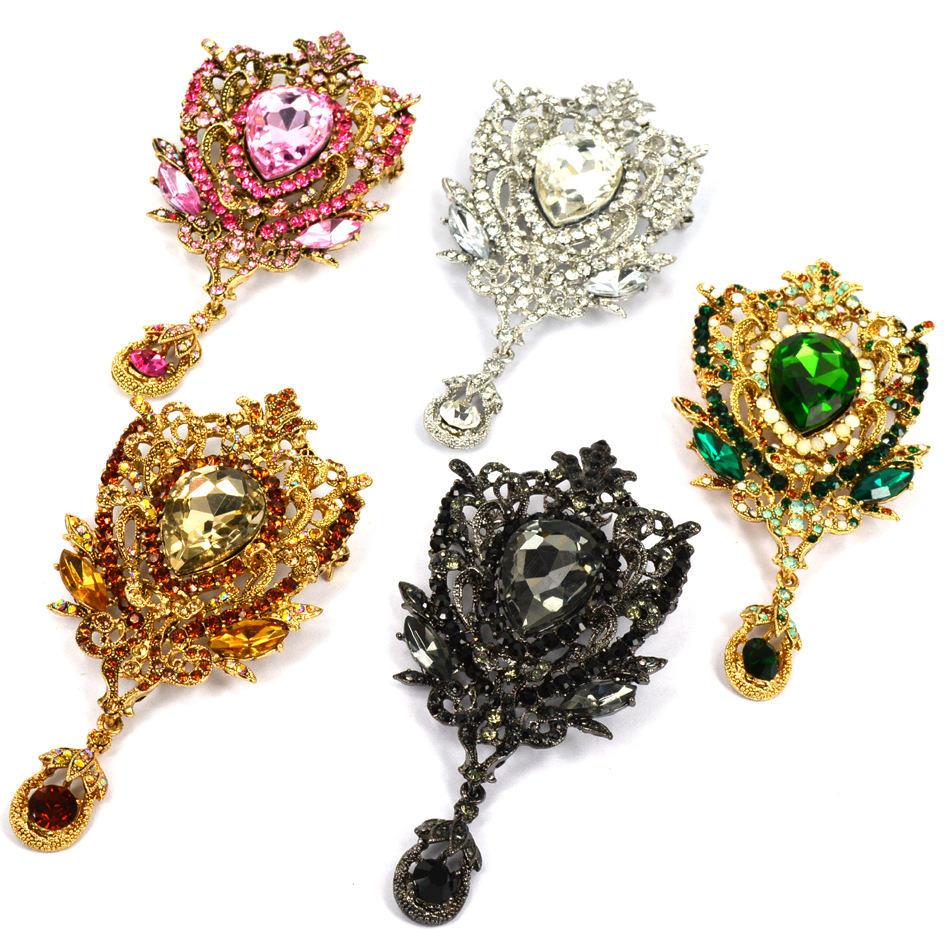 (พร้อมส่ง) เข็มกลัด 044-สีแดง