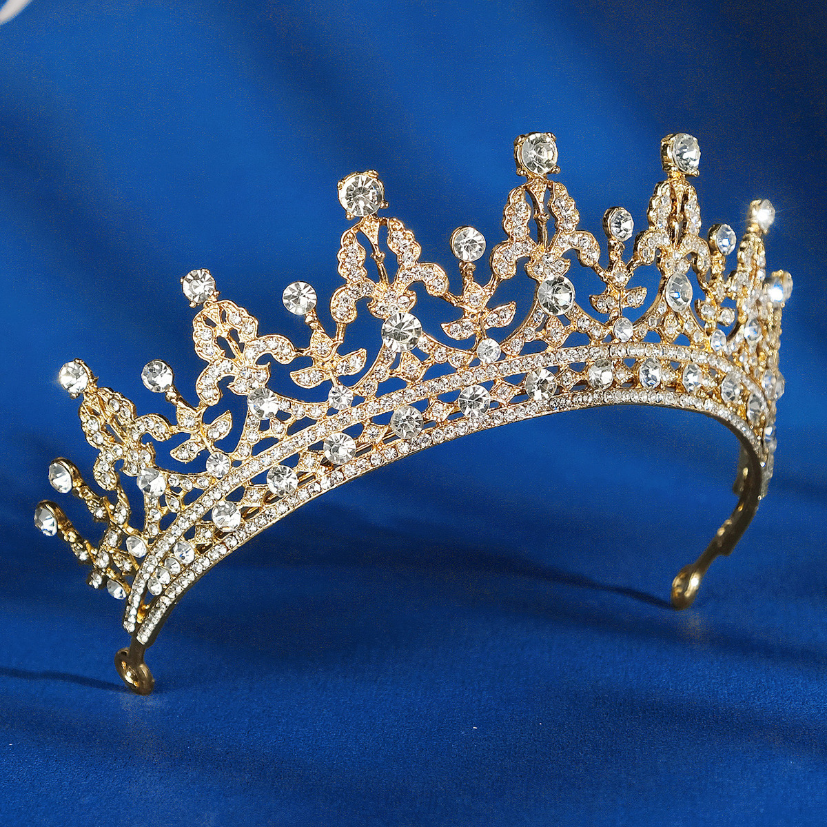 (พร้อมส่ง) เทียร่า 016 ทอง มงกุฎนางงาม มงกุฎเจ้าหญิง งานสวย ปราณีต QCเพชรทุกเม็ด สินค้าพร้อมส่งจากไทย