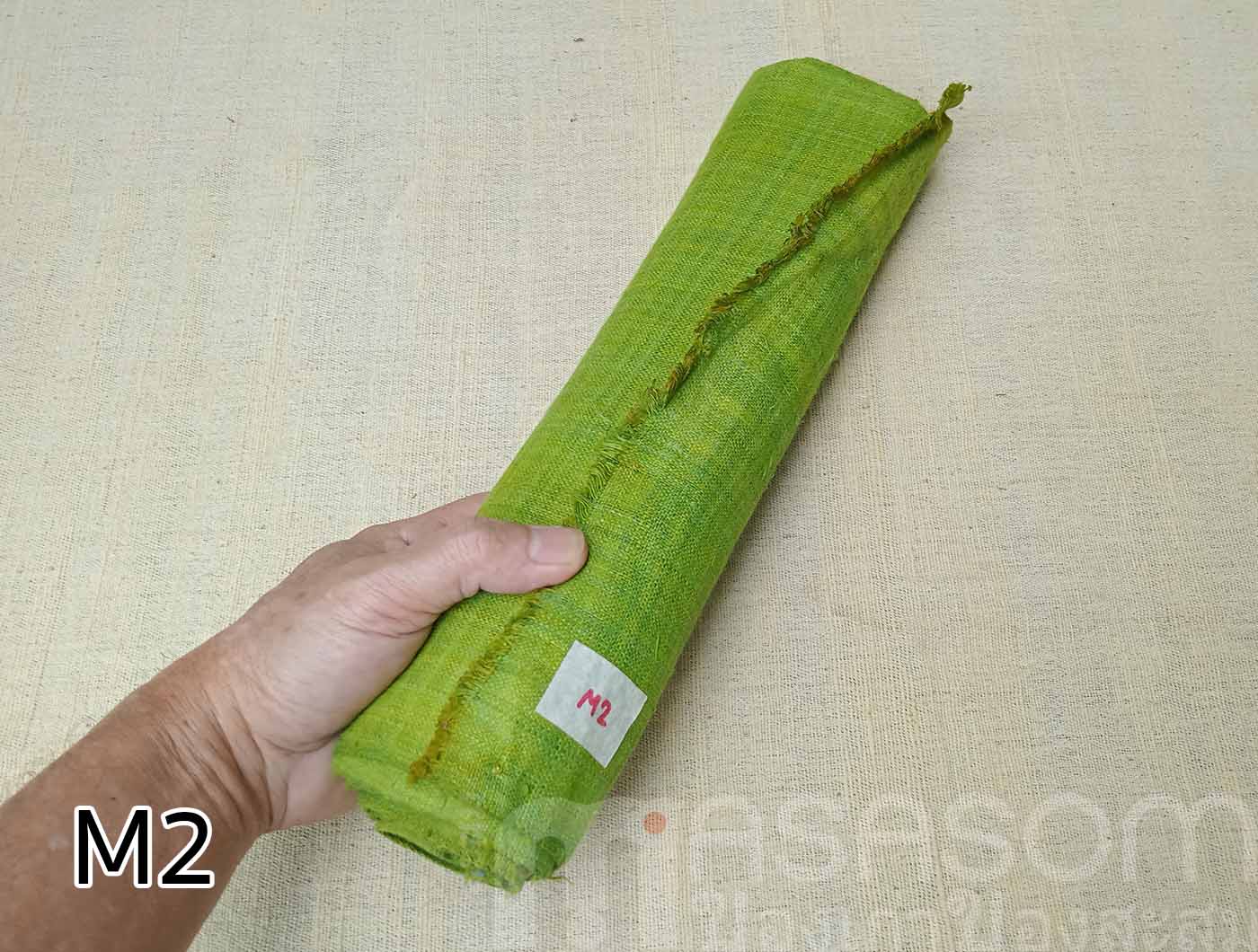 ผ้าใยกัญชงทอมือย้อมสี