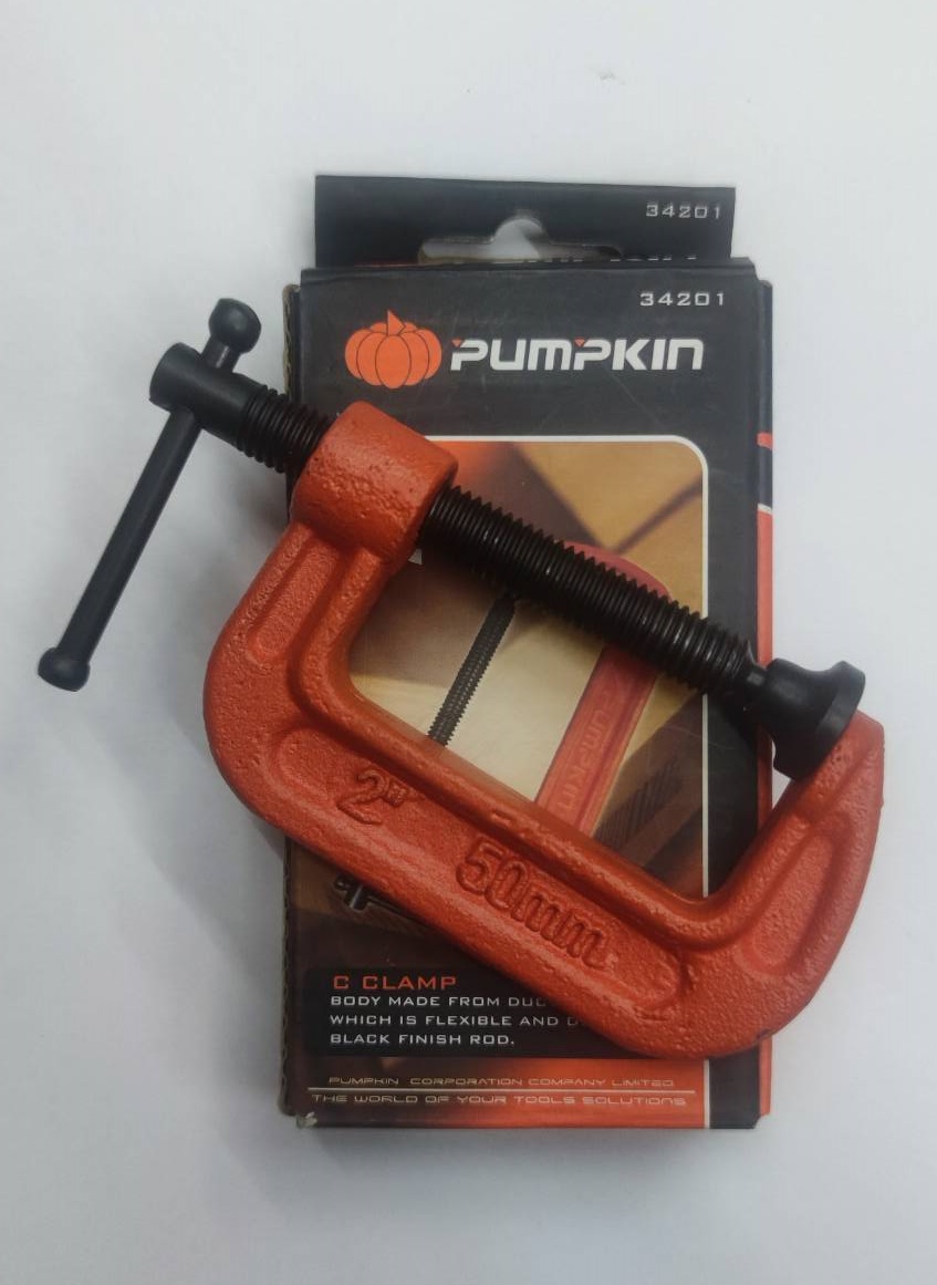 ปากกาจับชิ้นงาน ปากกาตัว C 2" #34201 PUMPKIN