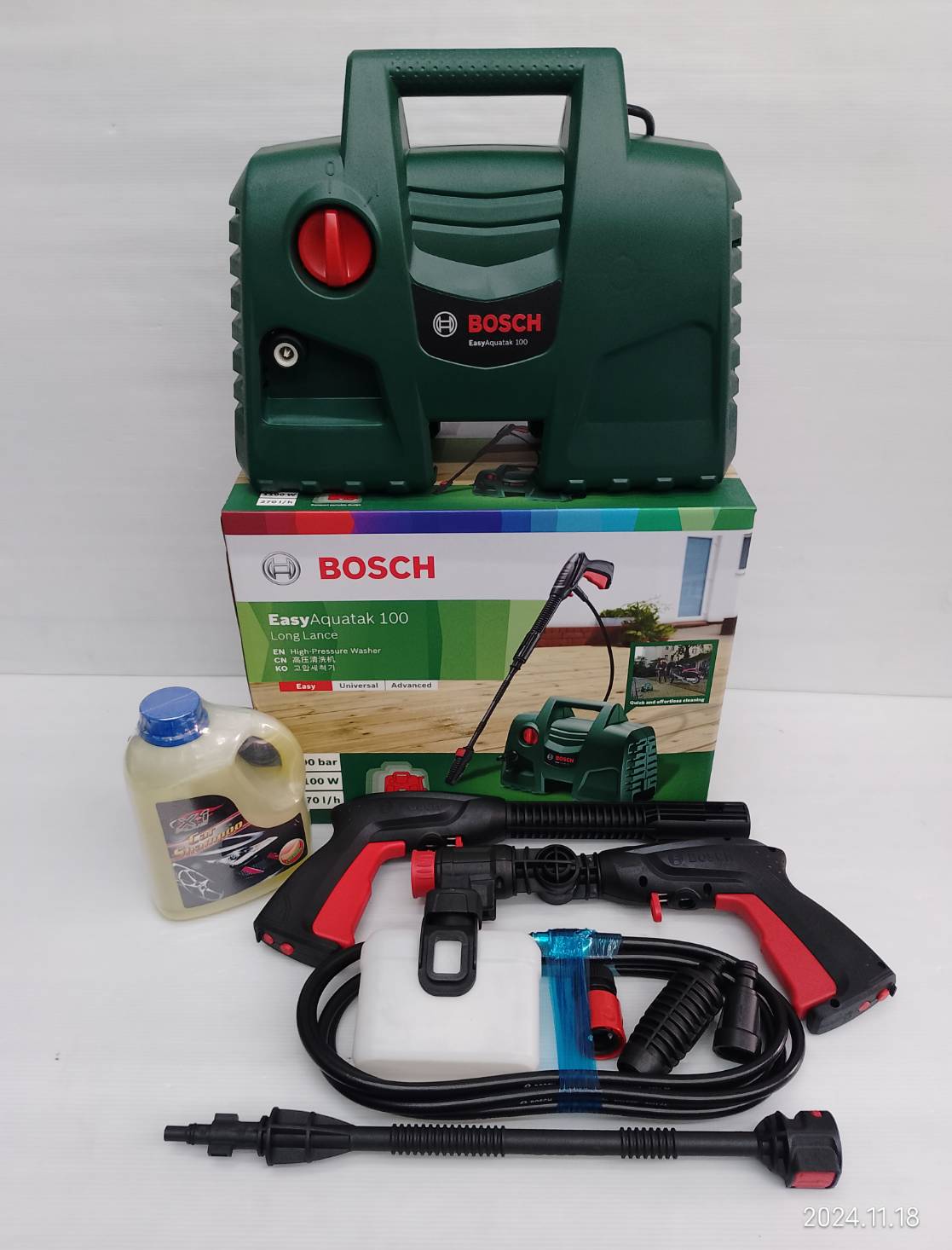 เครื่องฉีดน้ำแรงดันสูง EASYAQUATAK100 LL SG set BOSCH