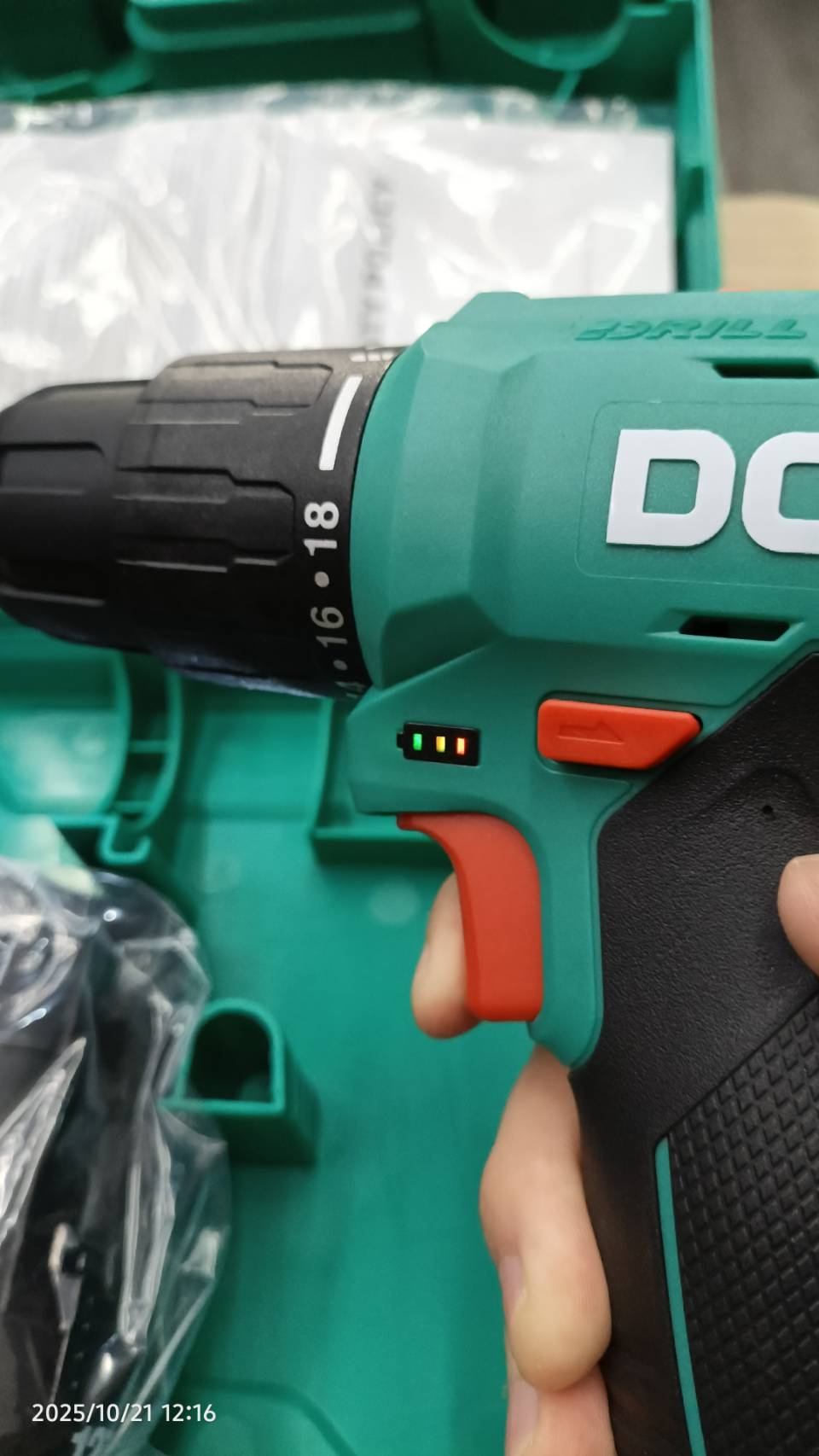 DCA สว่านกระแทก12V รุ่น ADJZ1202i ( TYPE E ) พร้อมแบตเตอรี่ 2ก้อน เครื่องแท้จากศูนย์ สินค้ารับประกัน 1ปี