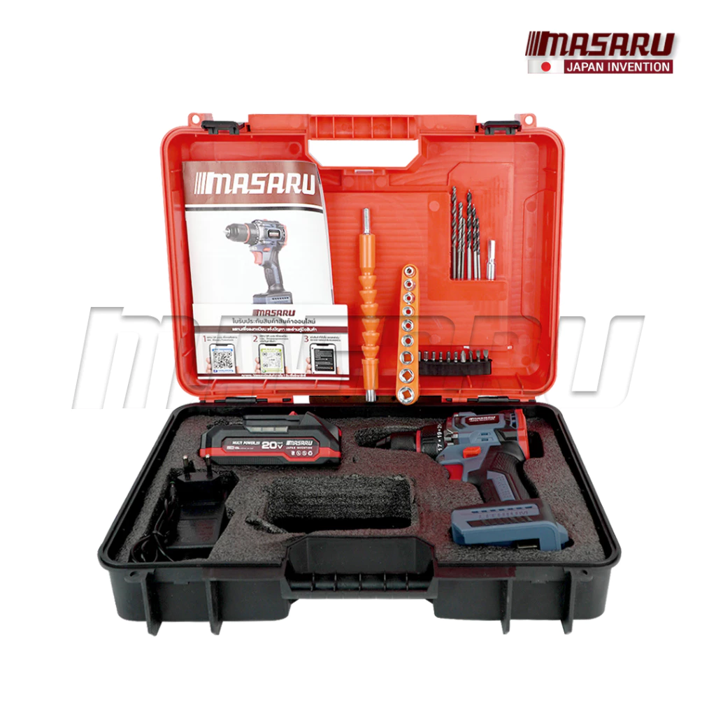 MASARU สว่านไขควงไร้สาย20V SCD-115-B2