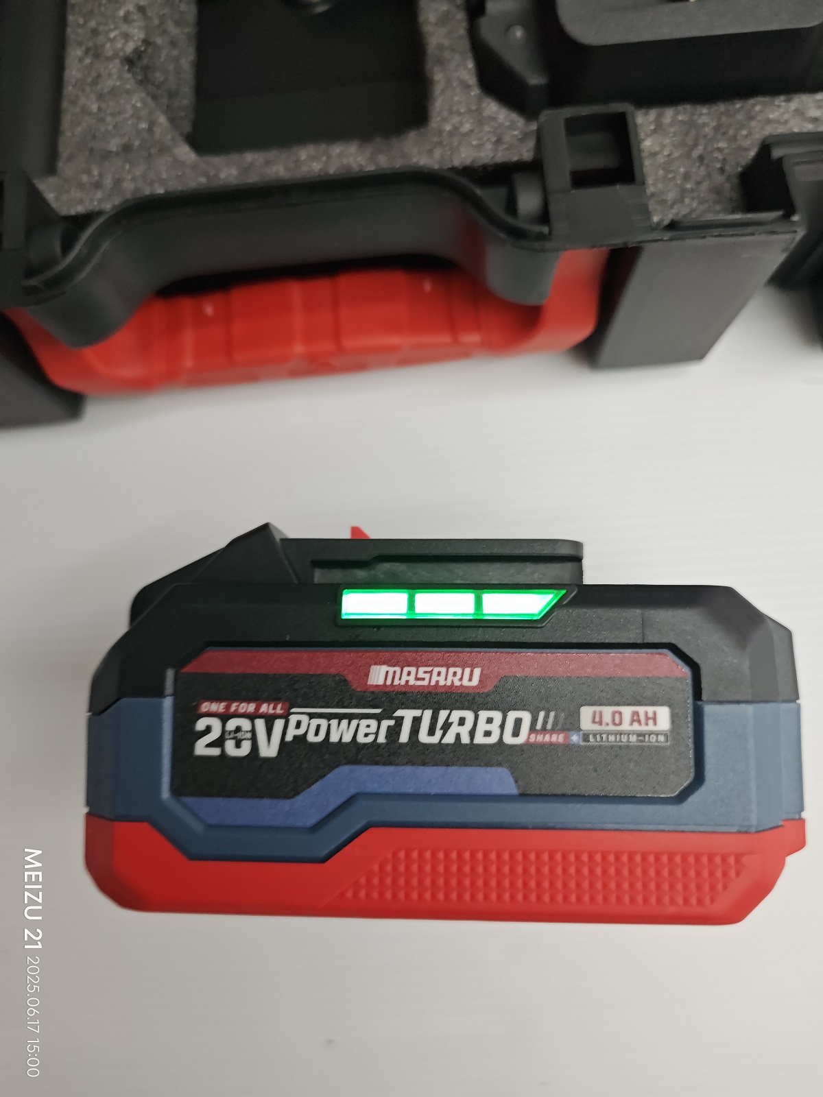 MASARU SCG-600-B1 เครื่องเจียร์ไร้สาย 4 นิ้ว Power Turbo 20V แบตรุ่นใหม่