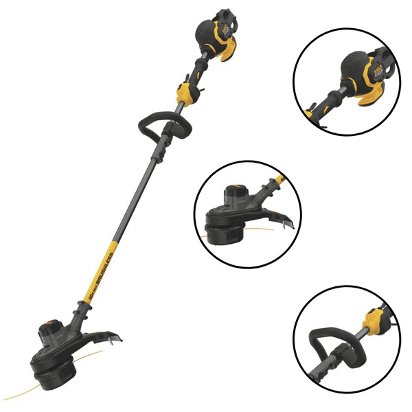 DEWALT เครื่องเล็มหญ้าไร้สาย 60 โวลต์ (ตัวเปล่า) รุ่น DCST970B