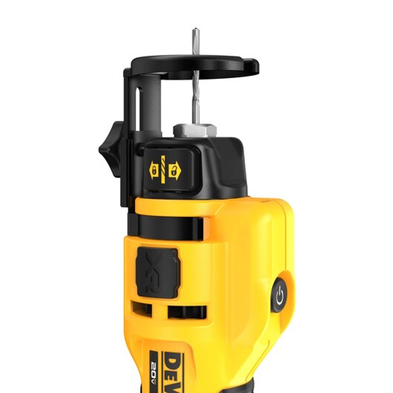 เครื่องเร้าเตอร์ตัดแผ่นฝ้าดรายวอลล์ 20V Max เฉพาะตัวเครื่อง รุ่น DCE555B DEWALT