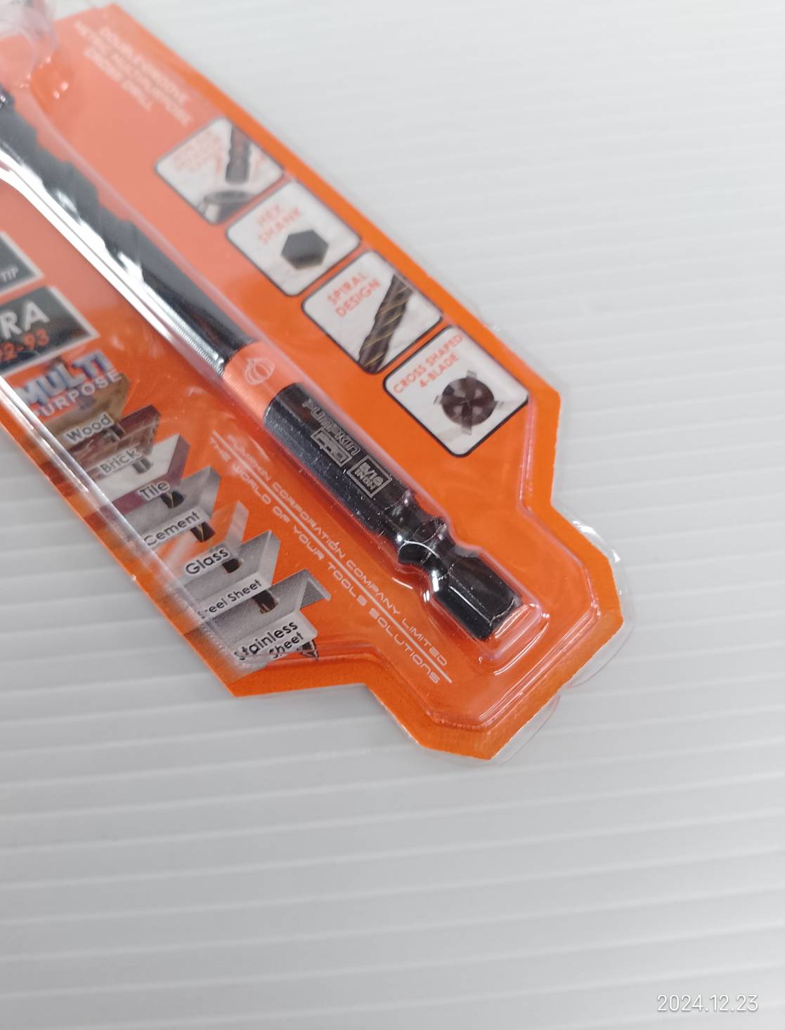 ดอกสว่านเจาะอเนกประสงค์หัวคาร์ไบด์ เจาะกระจก / ปูน / กระเบื้อง 5/16" PUMPKIN PRO-MD516IN