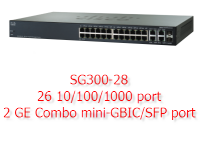 SRW2024-K9-EU Cisco SG300-28 28-port Gigabit Managed Switch