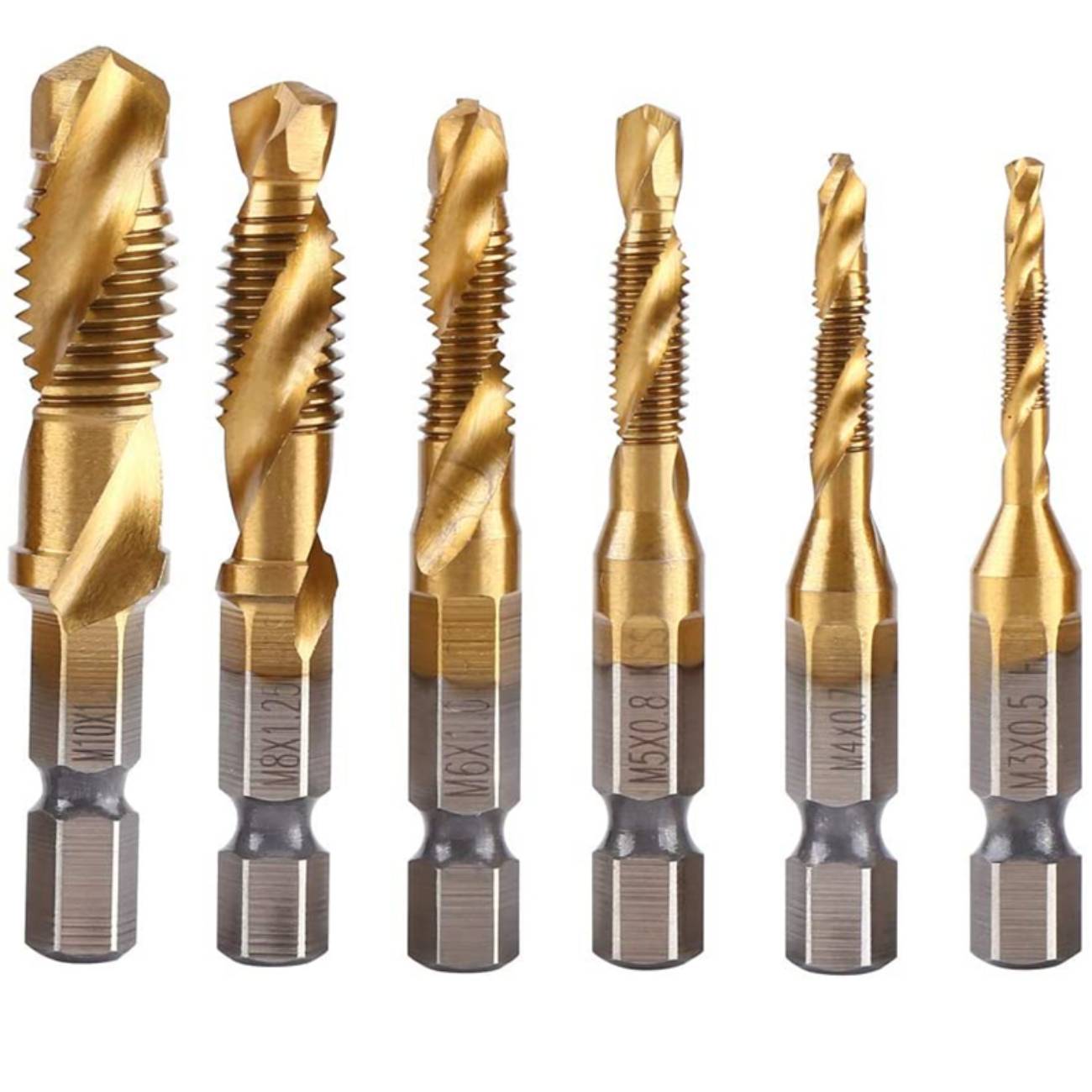 WORKPRO WP400510 HSS ชุดดอกต๊าปเครื่องไฮสปีด (6 ชิ้น)